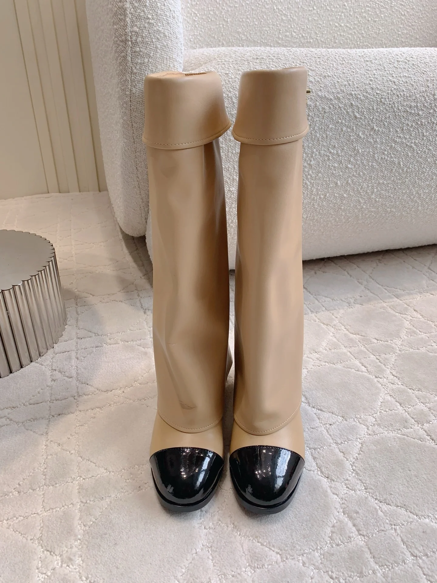 Chan 25fw cuff boots