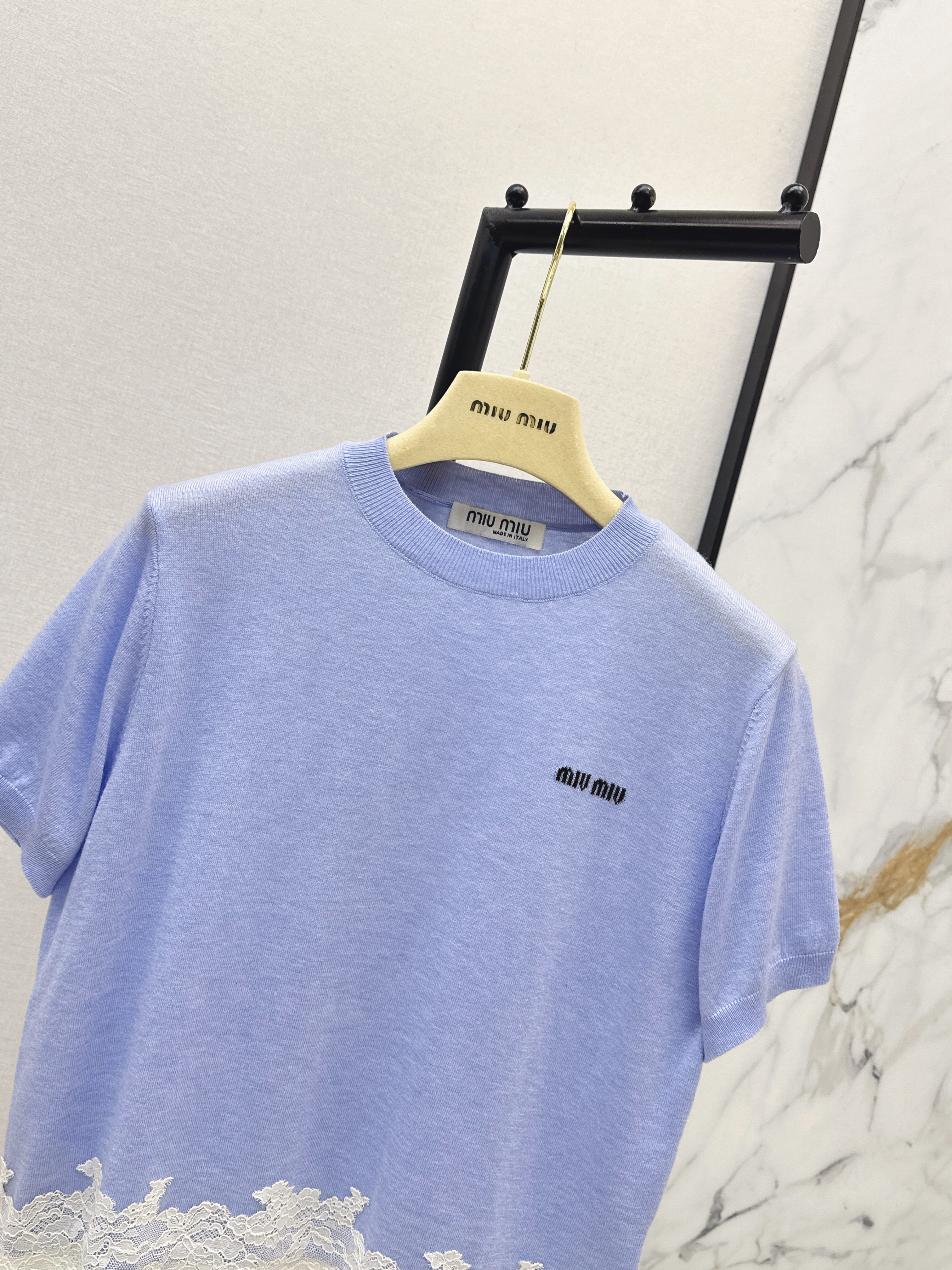 Miu 26ss contract lace knitwear