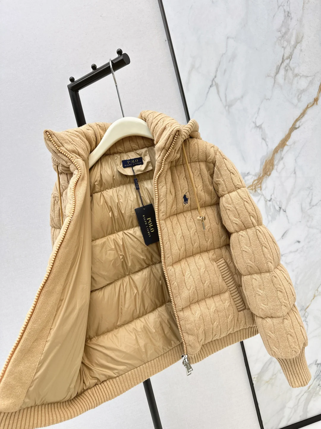 Ralp 25fw knit down jacket