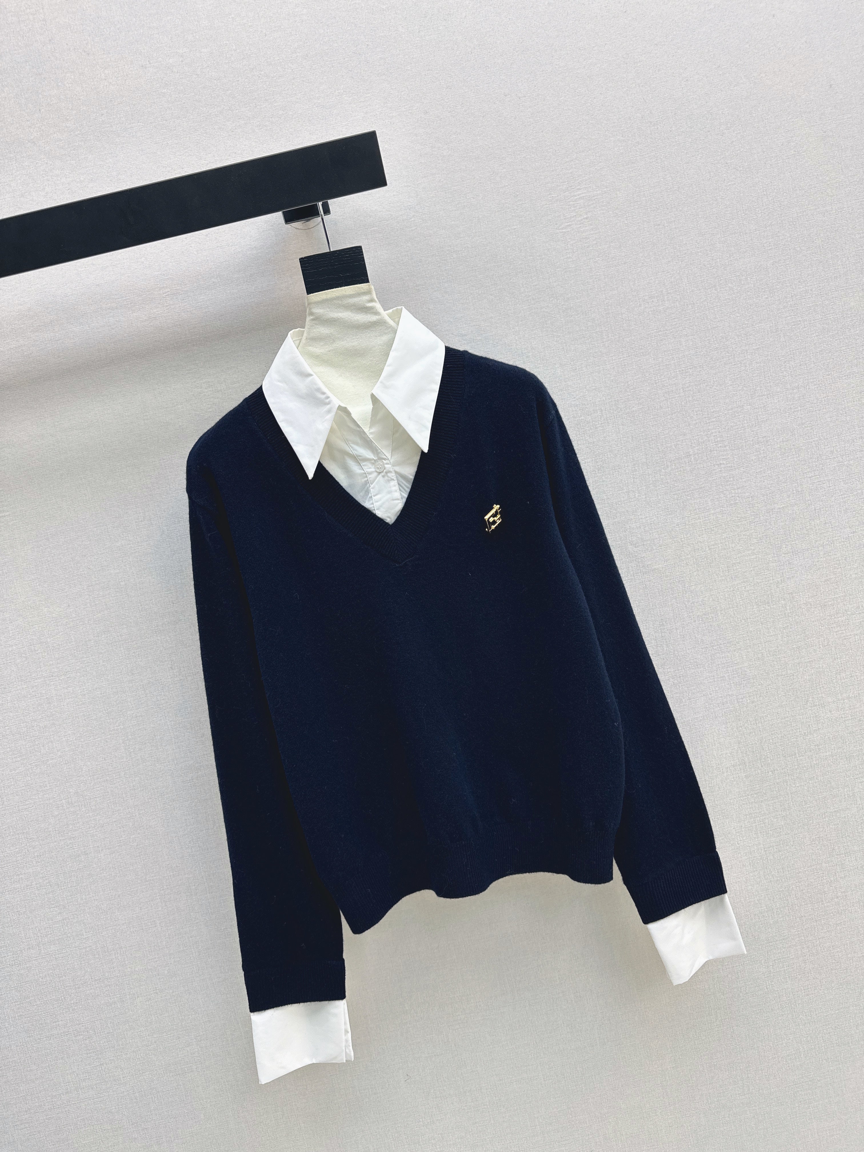 Fend 26ss 2in1 knit shirts