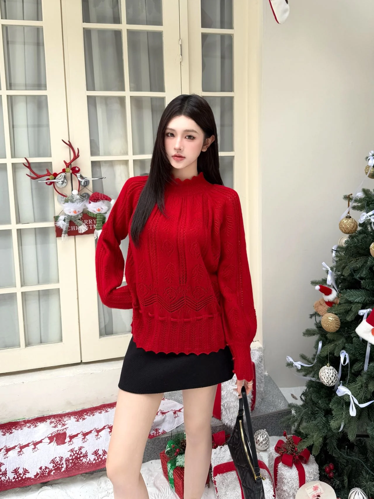 Chan 256ss drawstring sweater