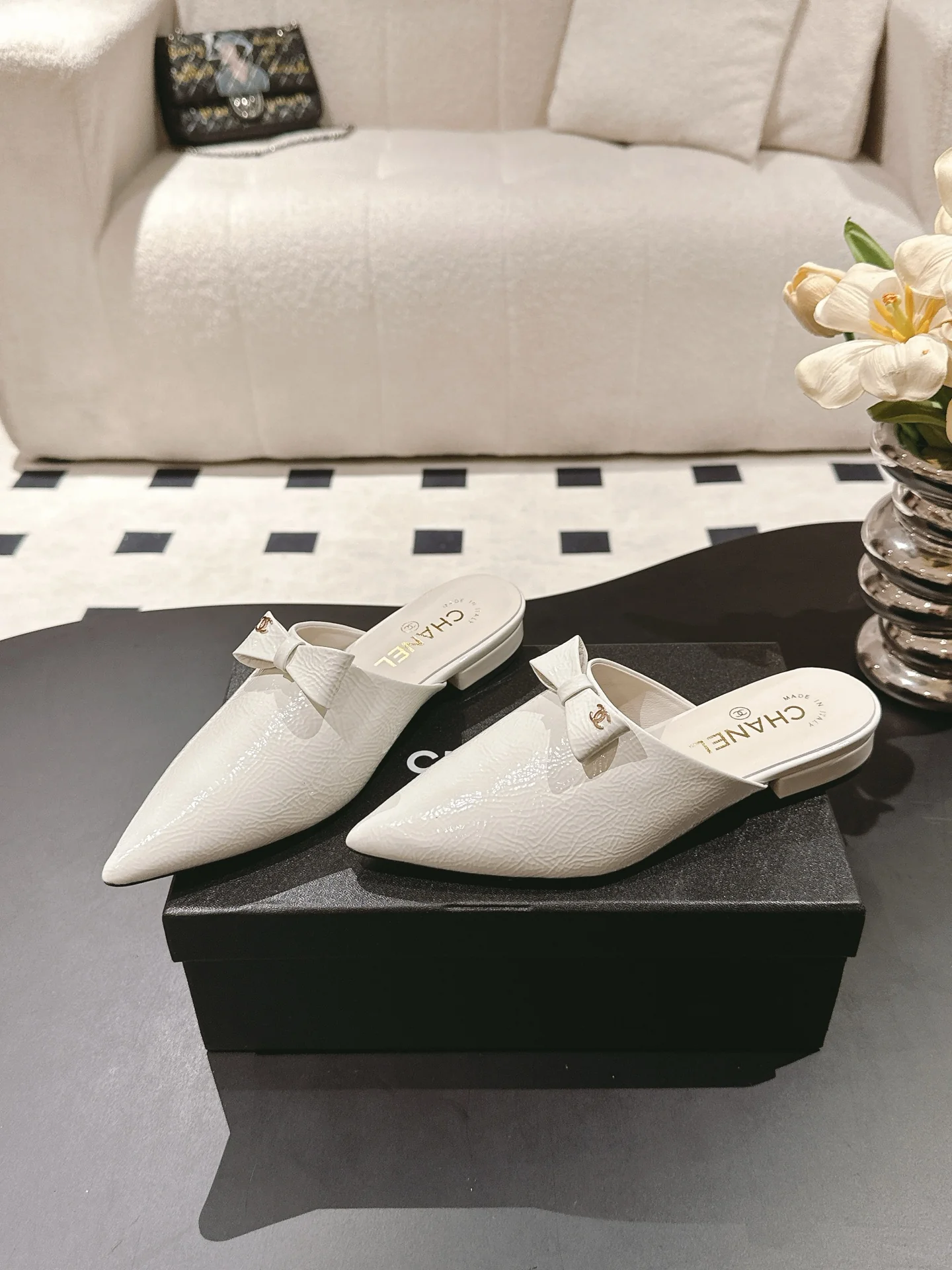 Chan 25fw mules