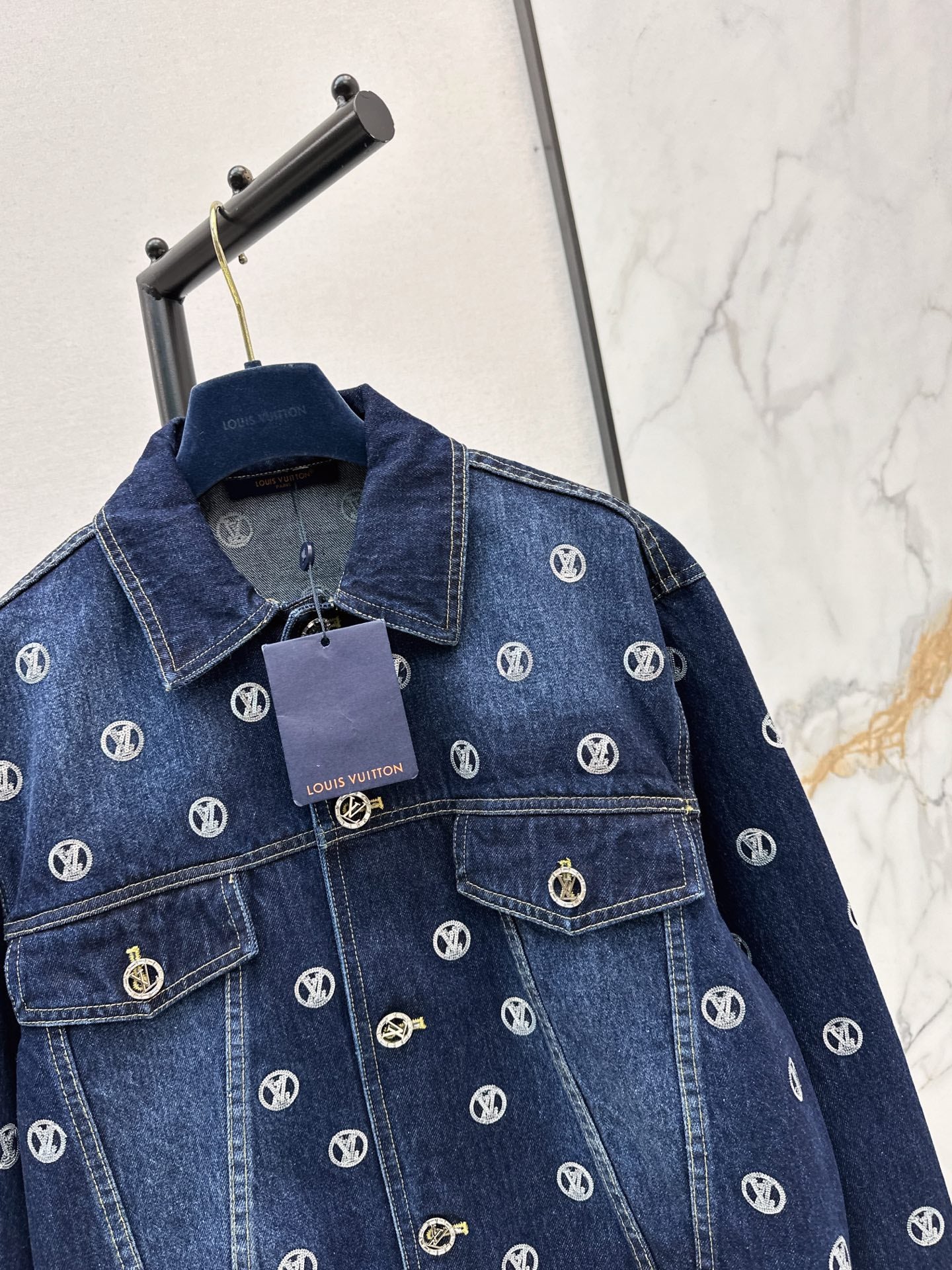 Louis 25fw embroidery denim jacket