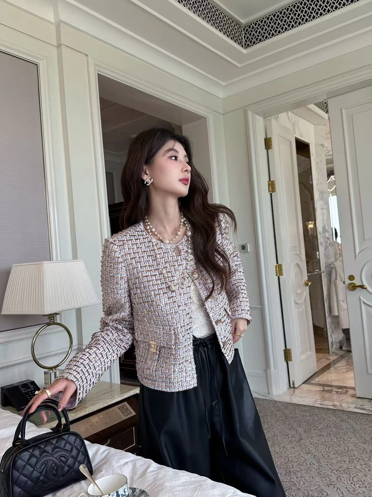 Chan 26ss tweed jacket