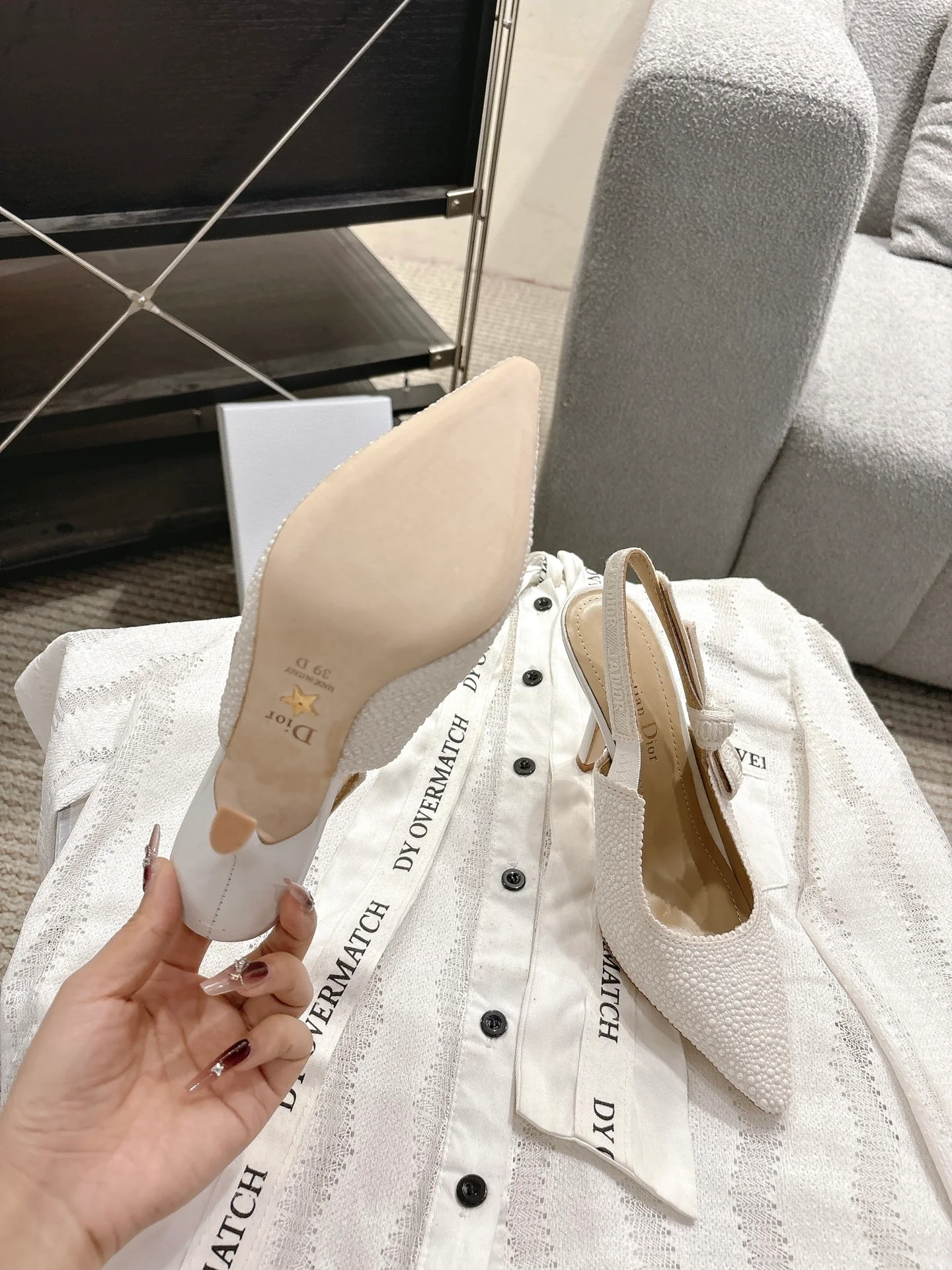 CD 25fw slingback heels