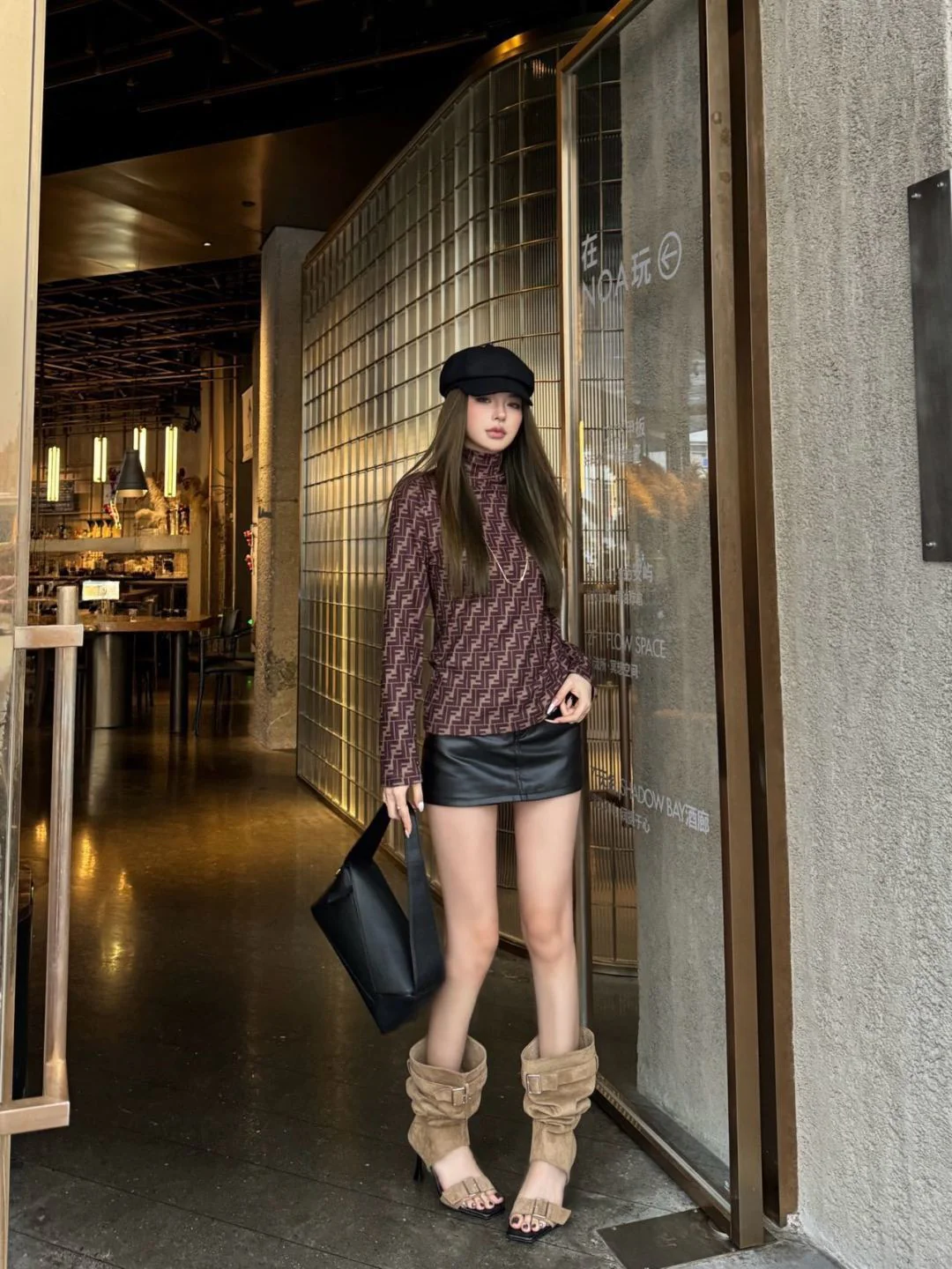 Fend 26ss print basic tee