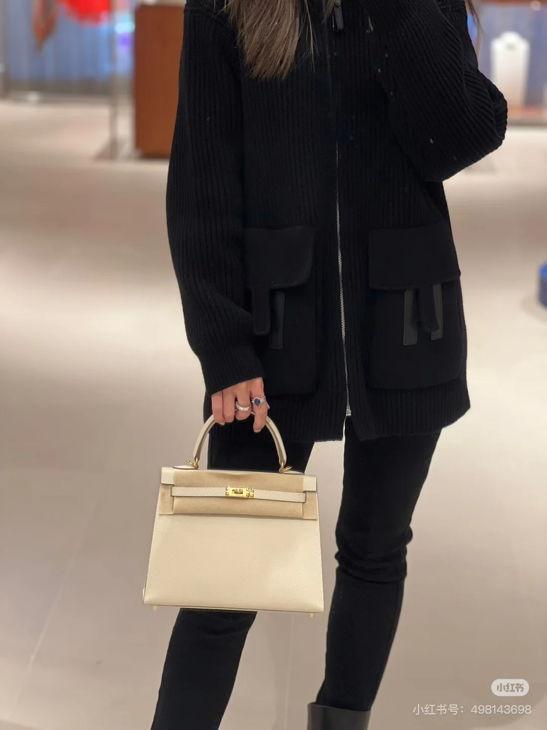 Herm 25fw knitted jacket