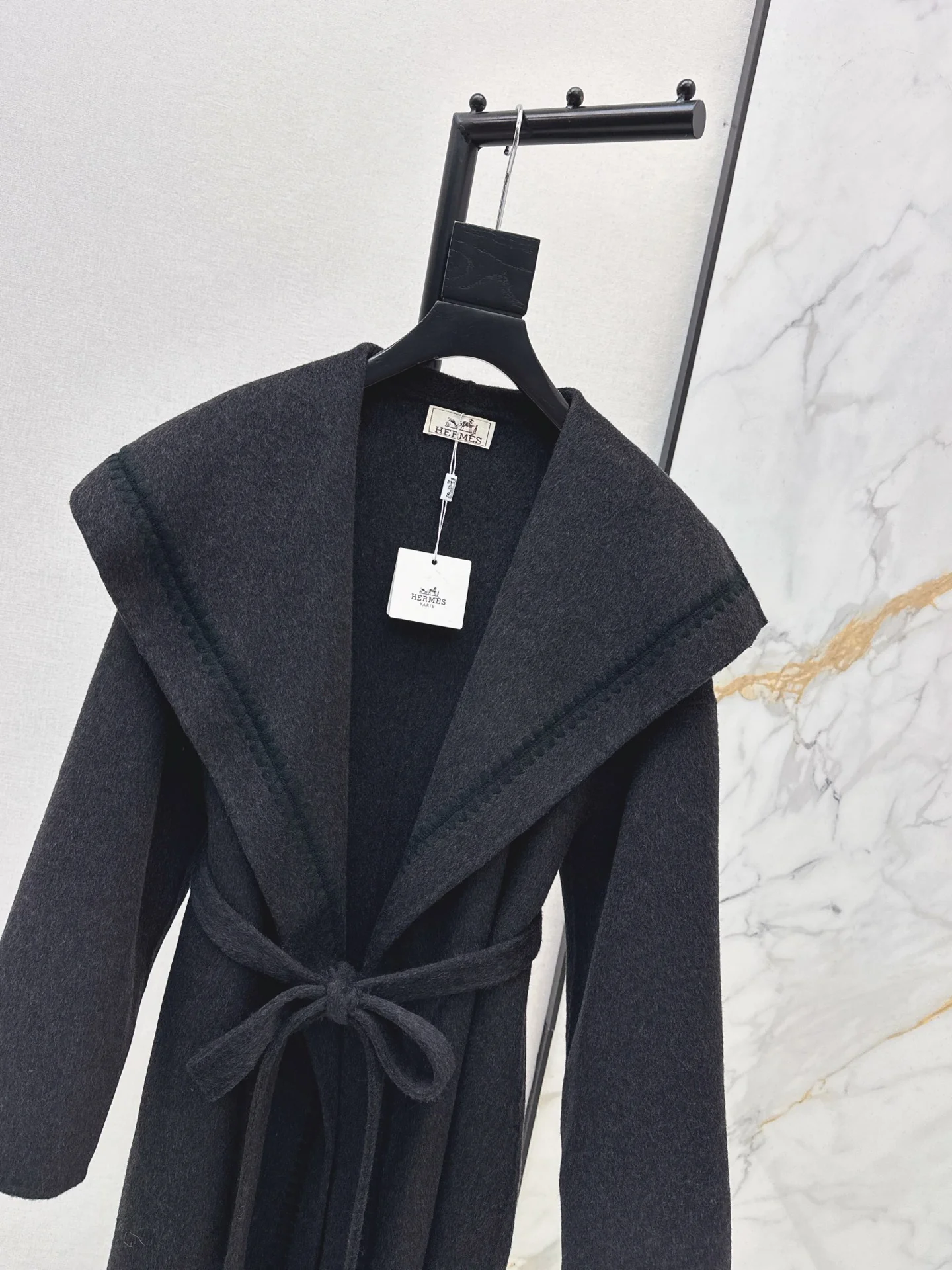 Herm 25fw woolen long overcoats