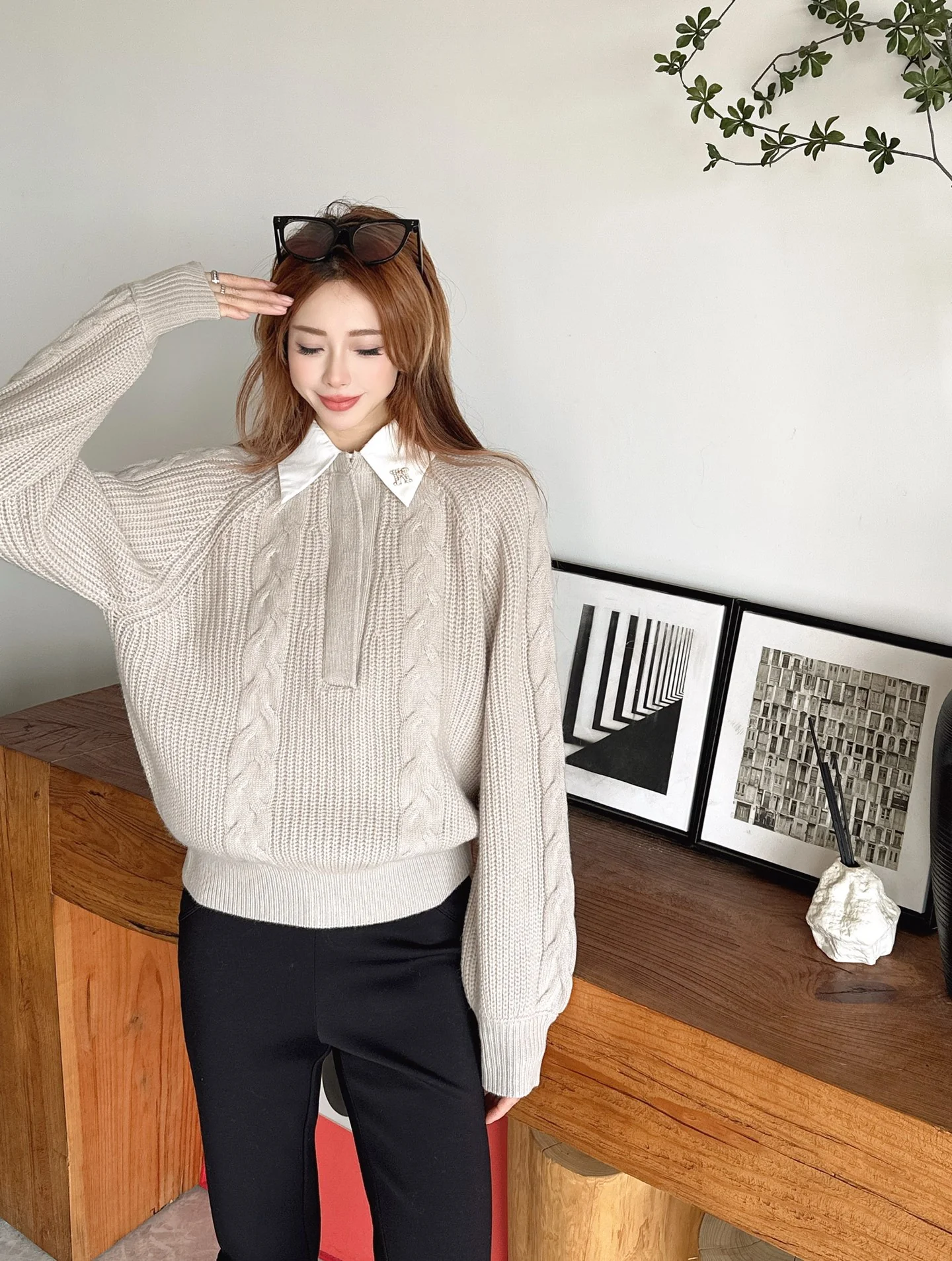 Max 25fw knit sweater
