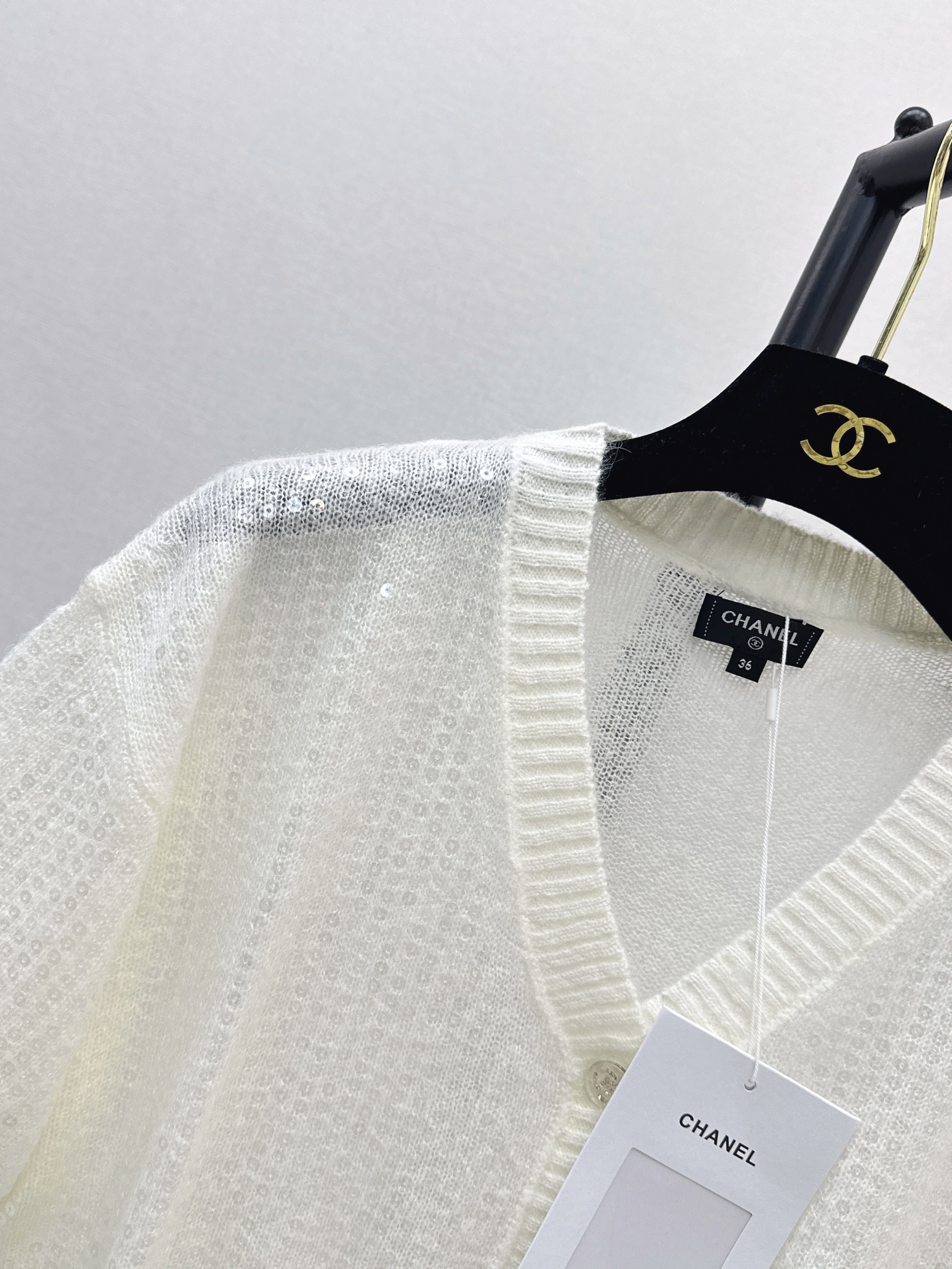 Chan 26ss sequin knitwear