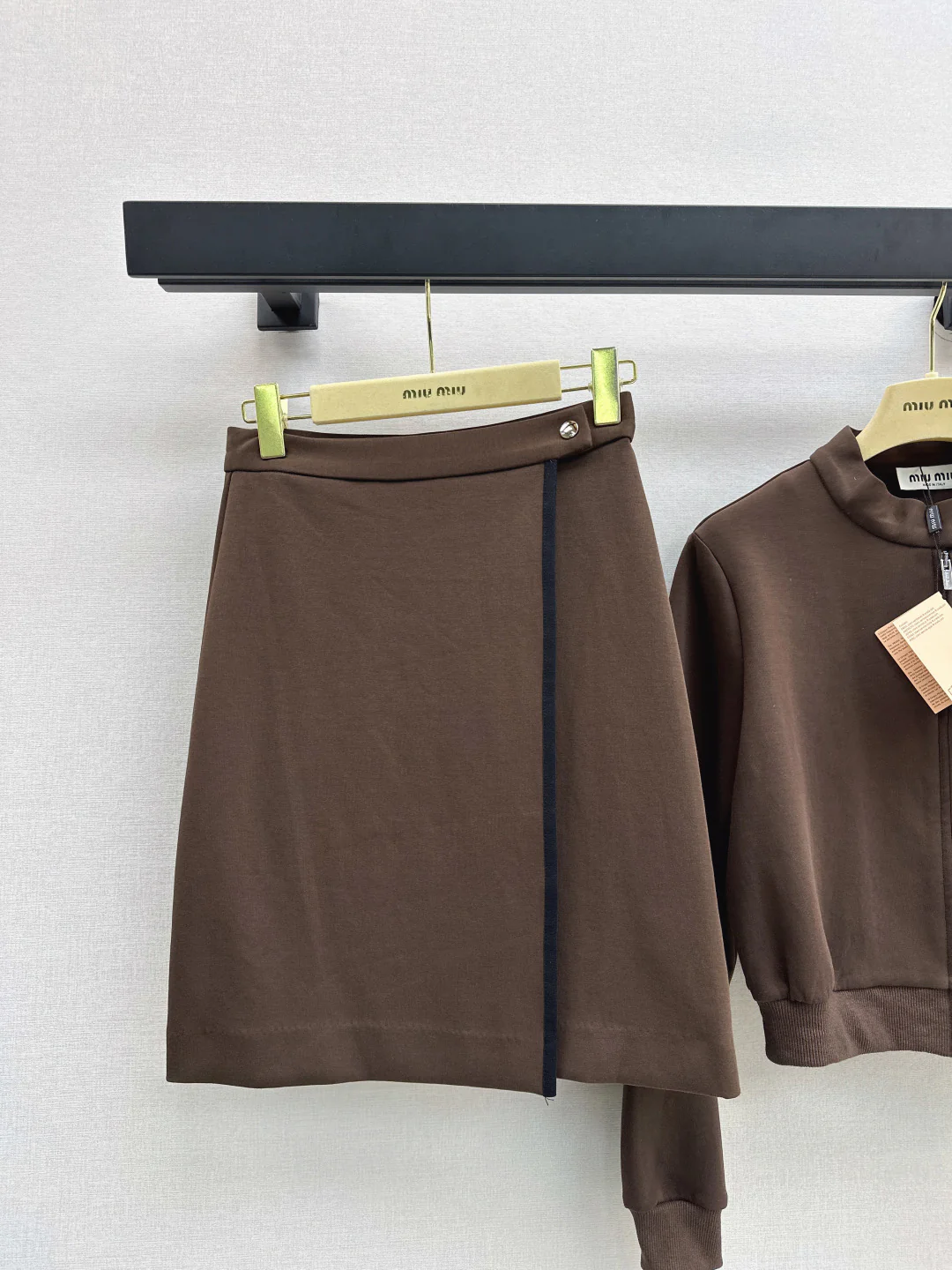 Miu 25fw jacket skirt suit