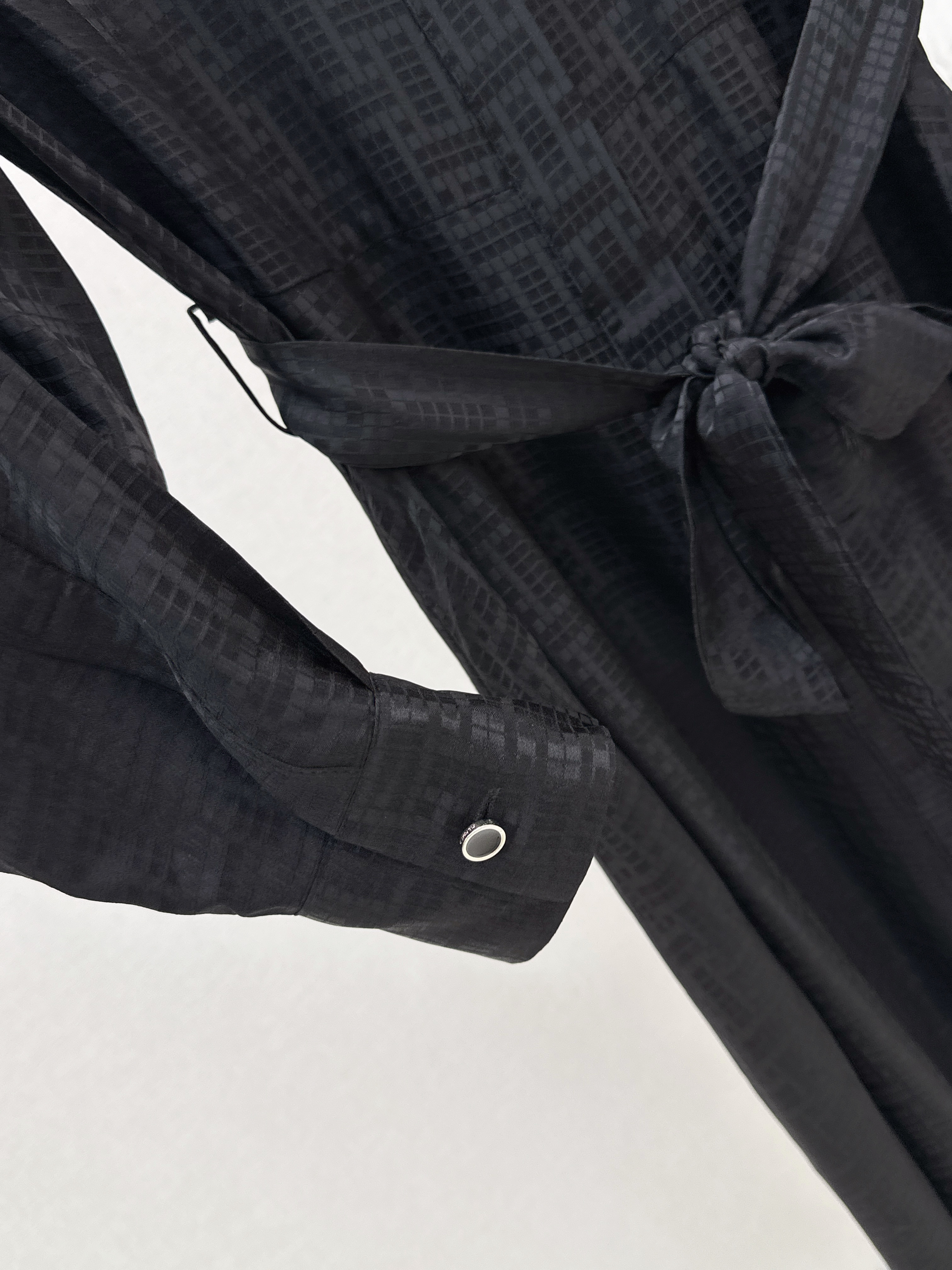 Her 26ss jacquard silk dress