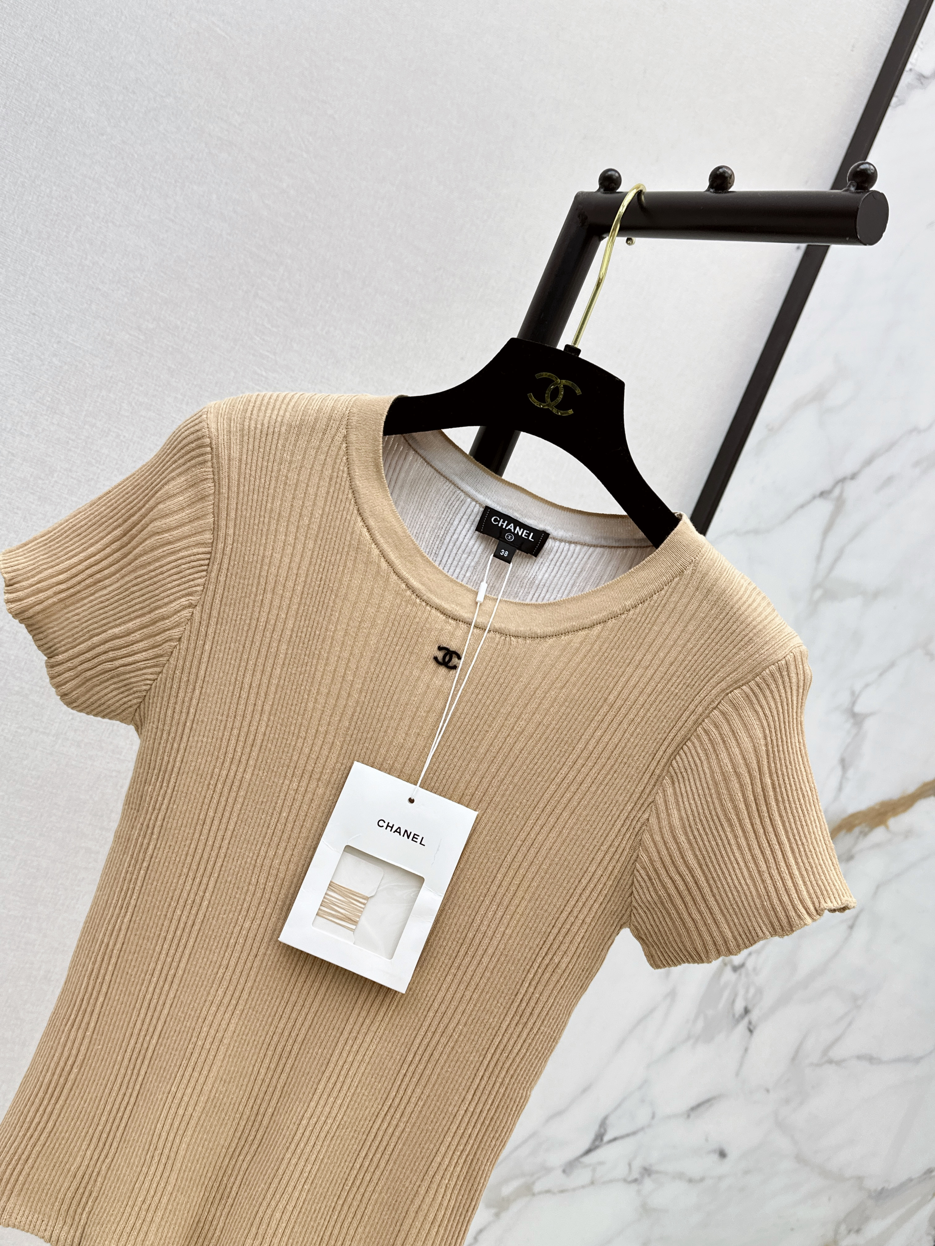 Chan 26ss knit T-shirt
