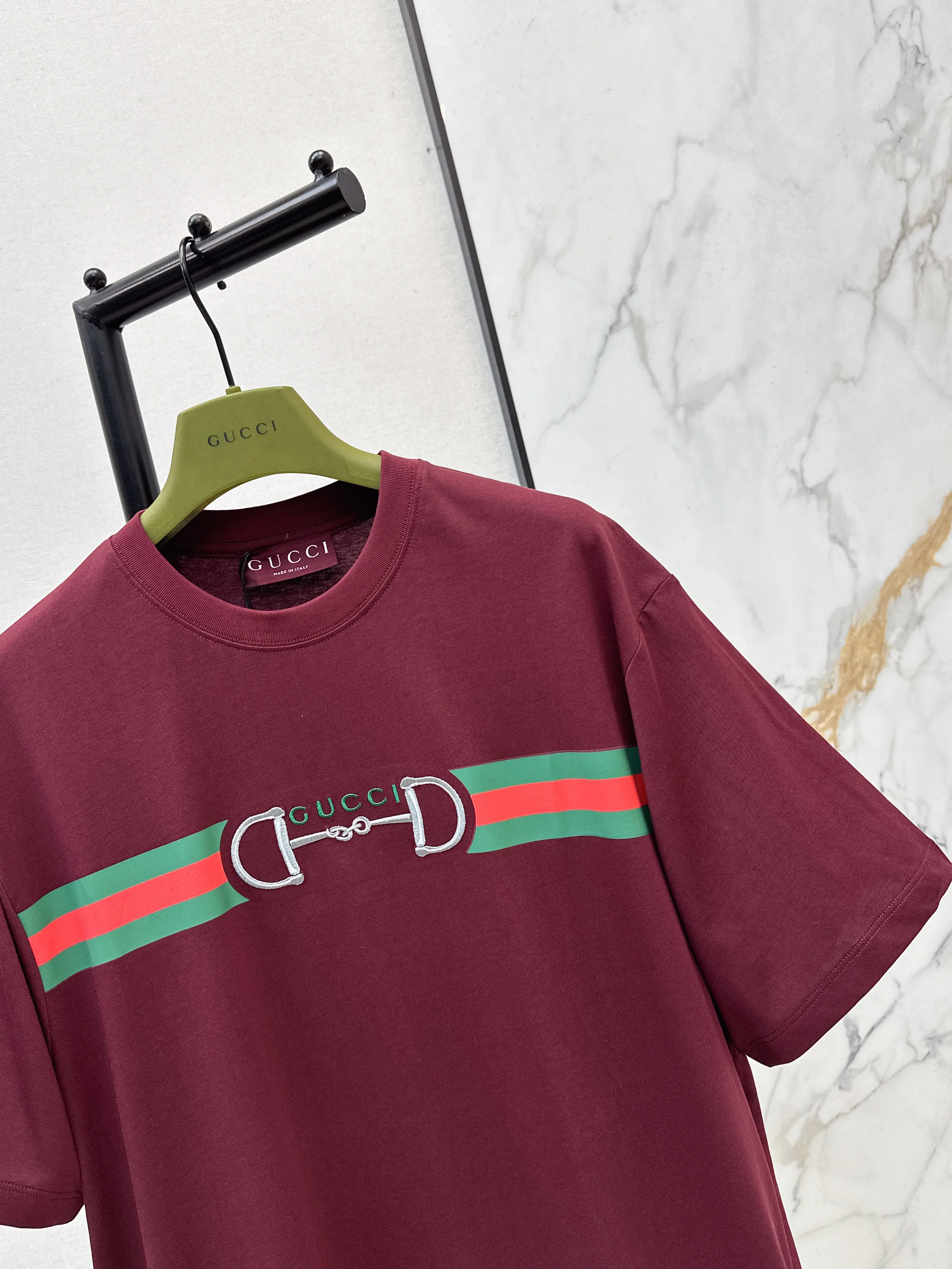 Gucc 26ss embroidery t-shirts