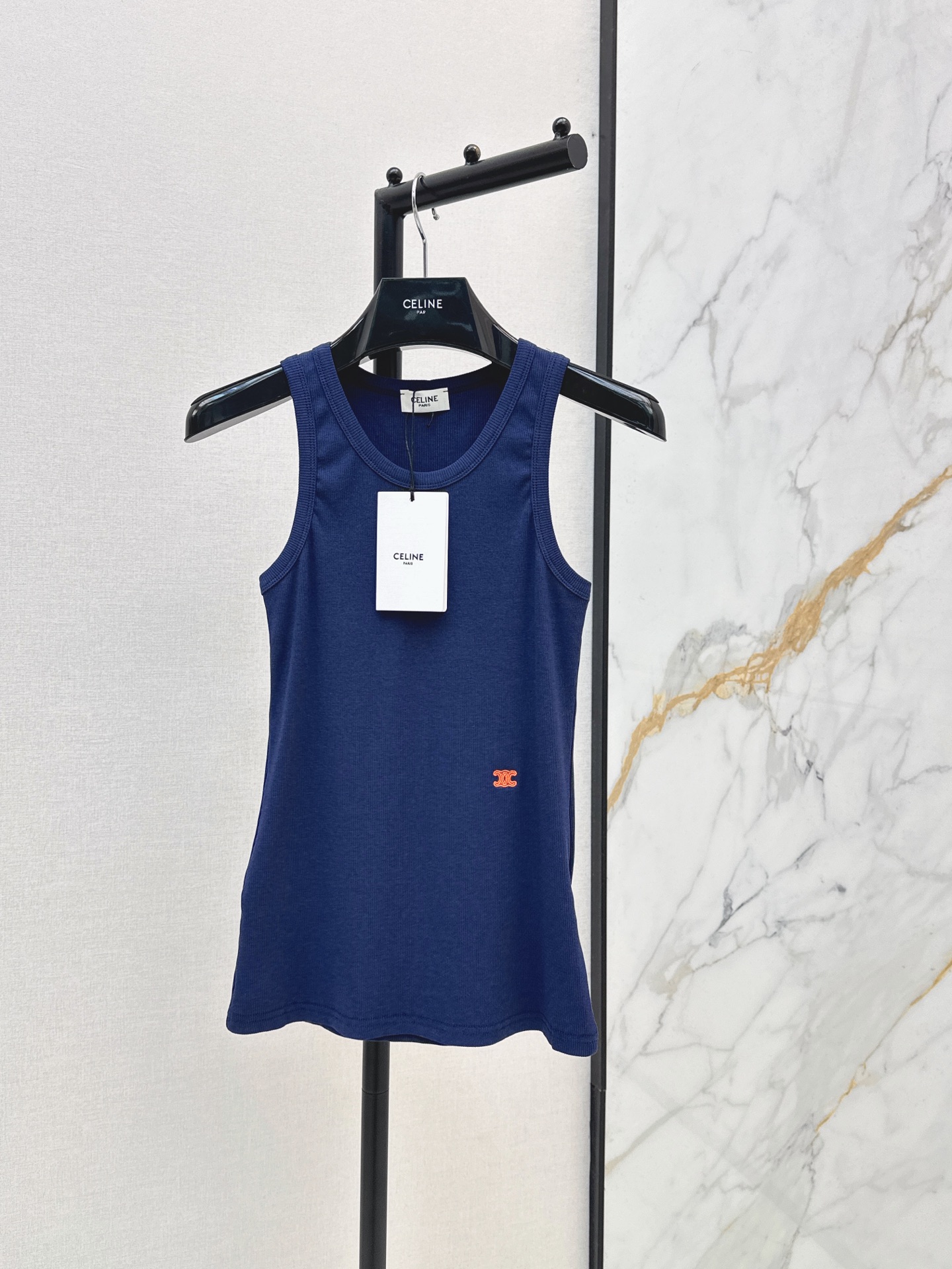 Celi 26ss rib knit vest