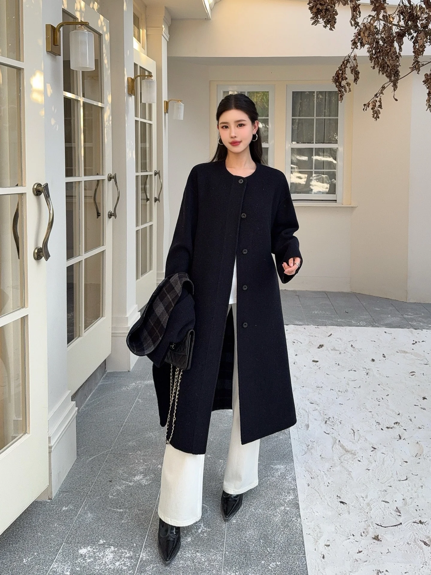 Celi 26ss woolen overcoats