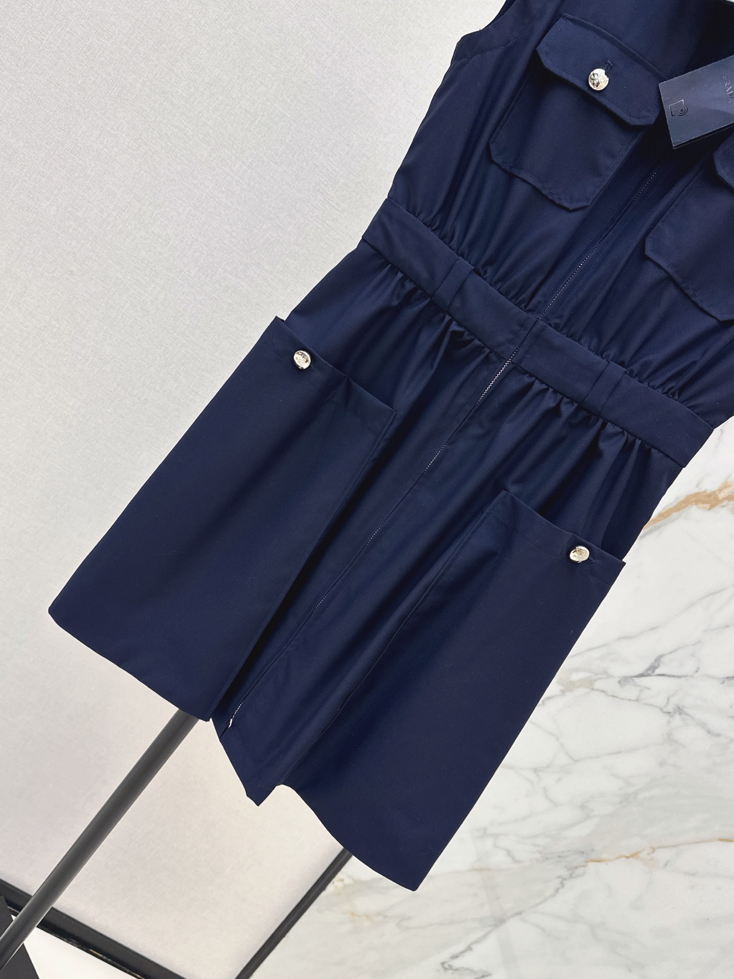 Pra 26ss  sleeveless belted dress