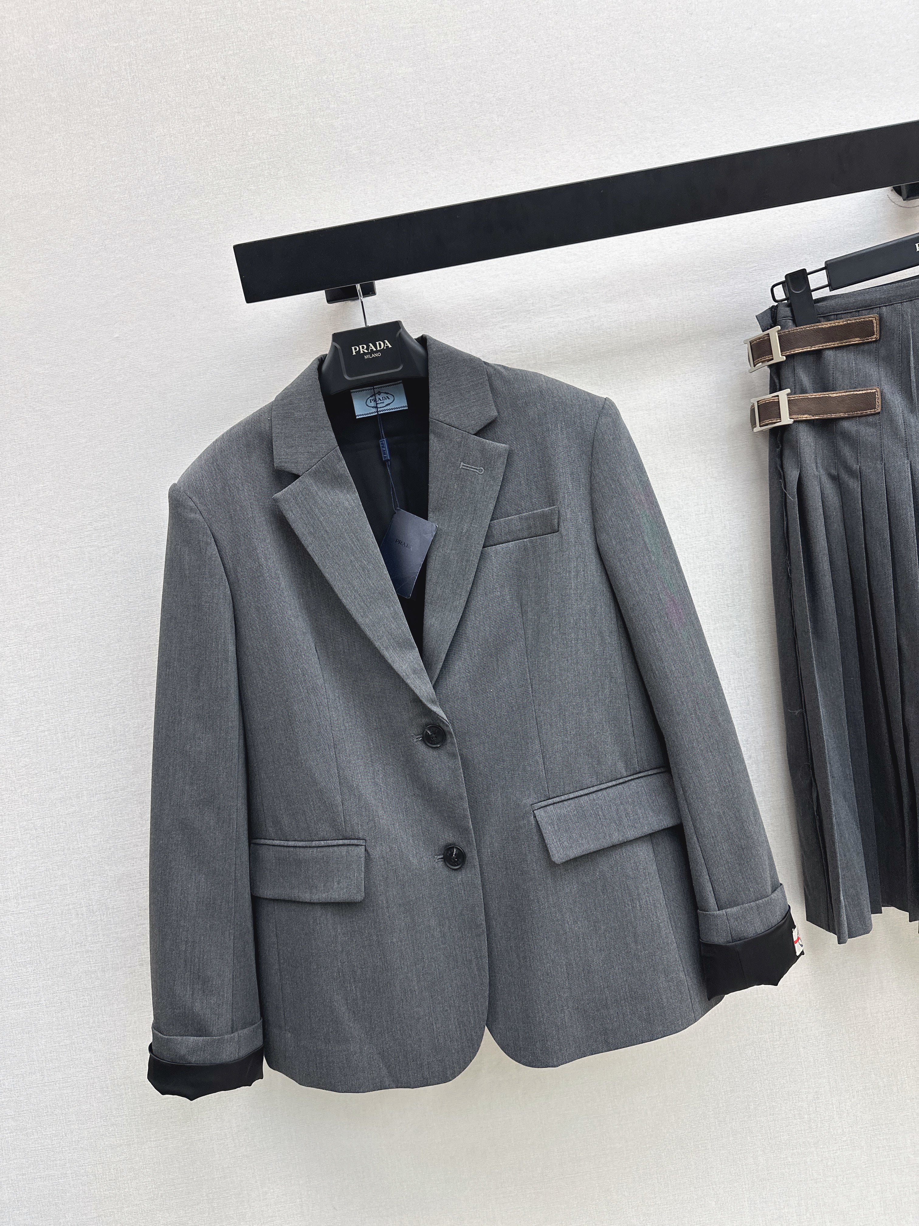 Prad 26ss relaxed-fit blazer