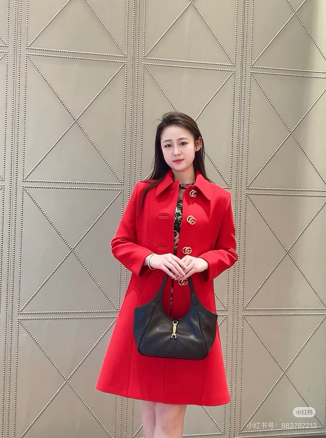 Gucc 26ss metal button jacket