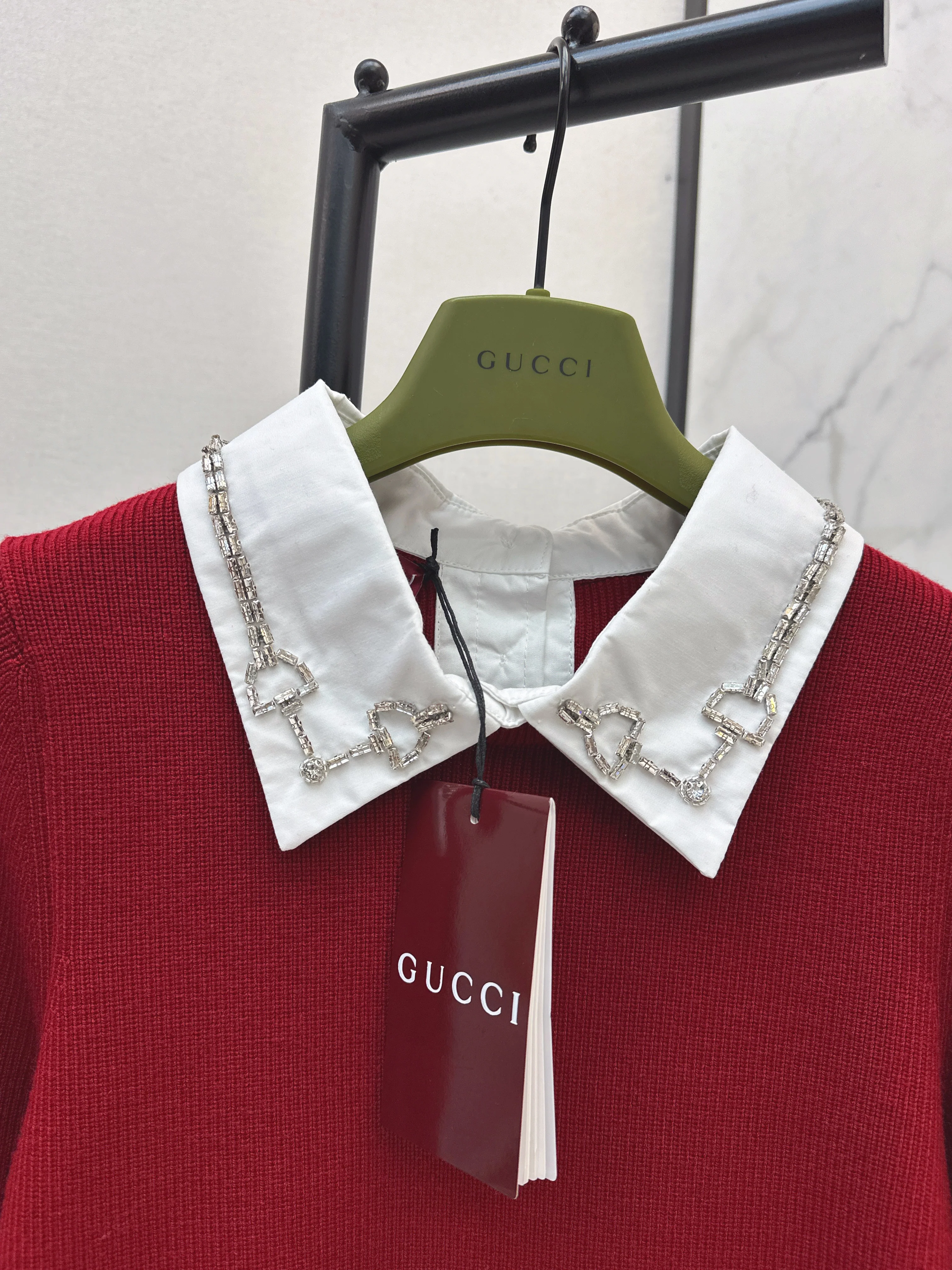 Gucc 26ss 2in1 knit sweater