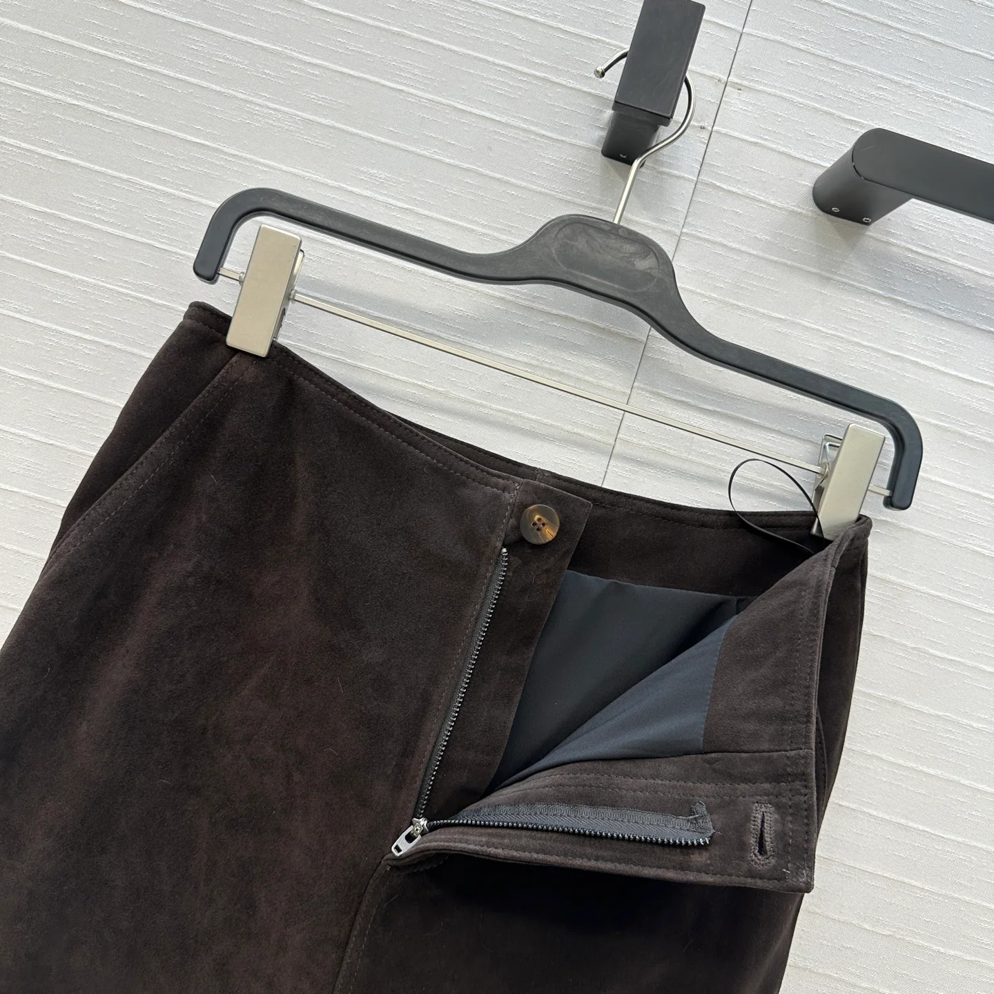 Row 25fw leather skirt