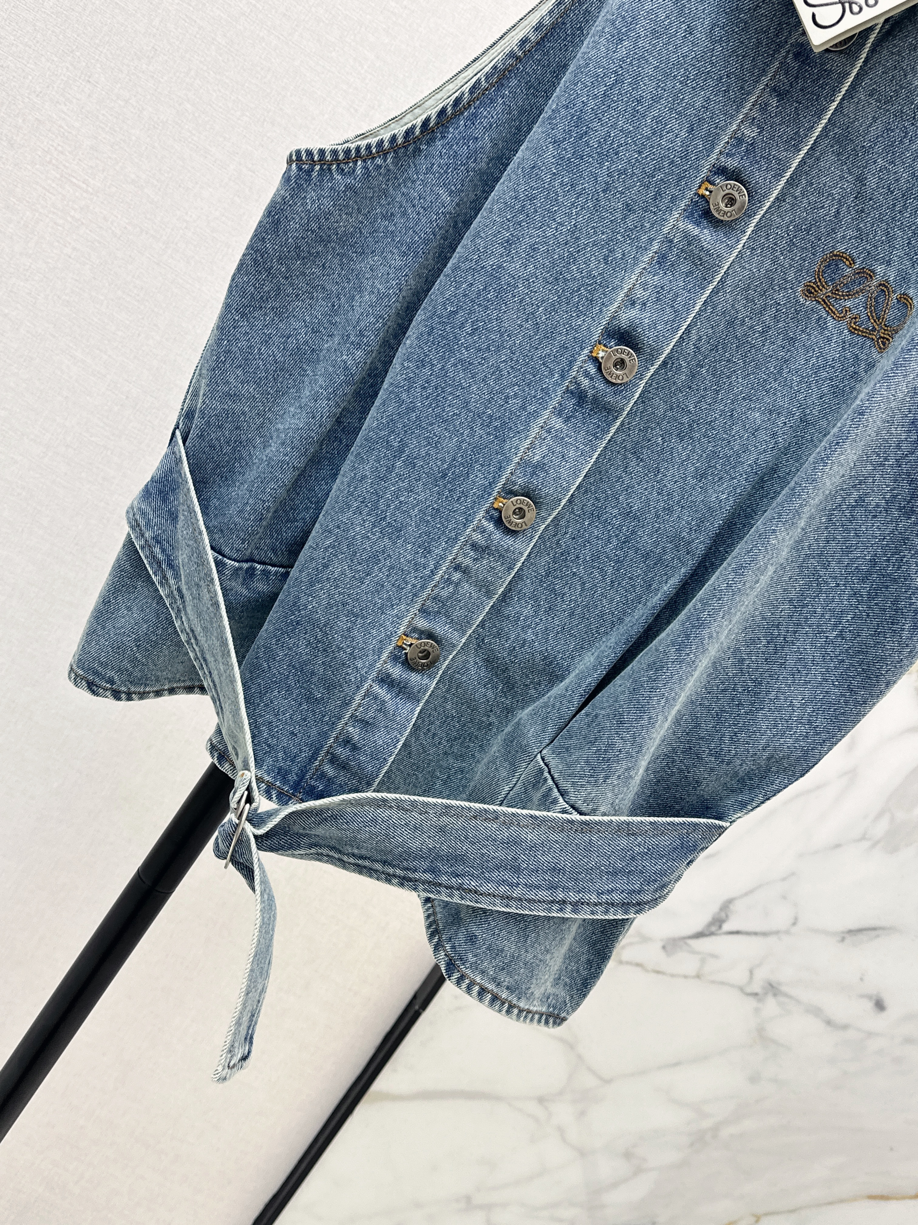 Loe 26ss denim vest