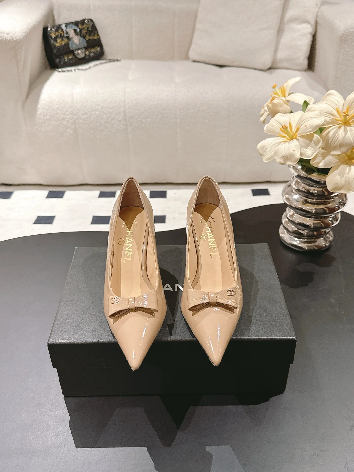 Chan 25fw pointed toe heeels