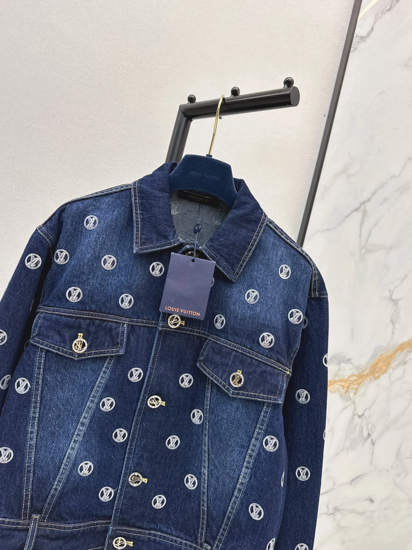 Louis 25fw embroidery denim jacket