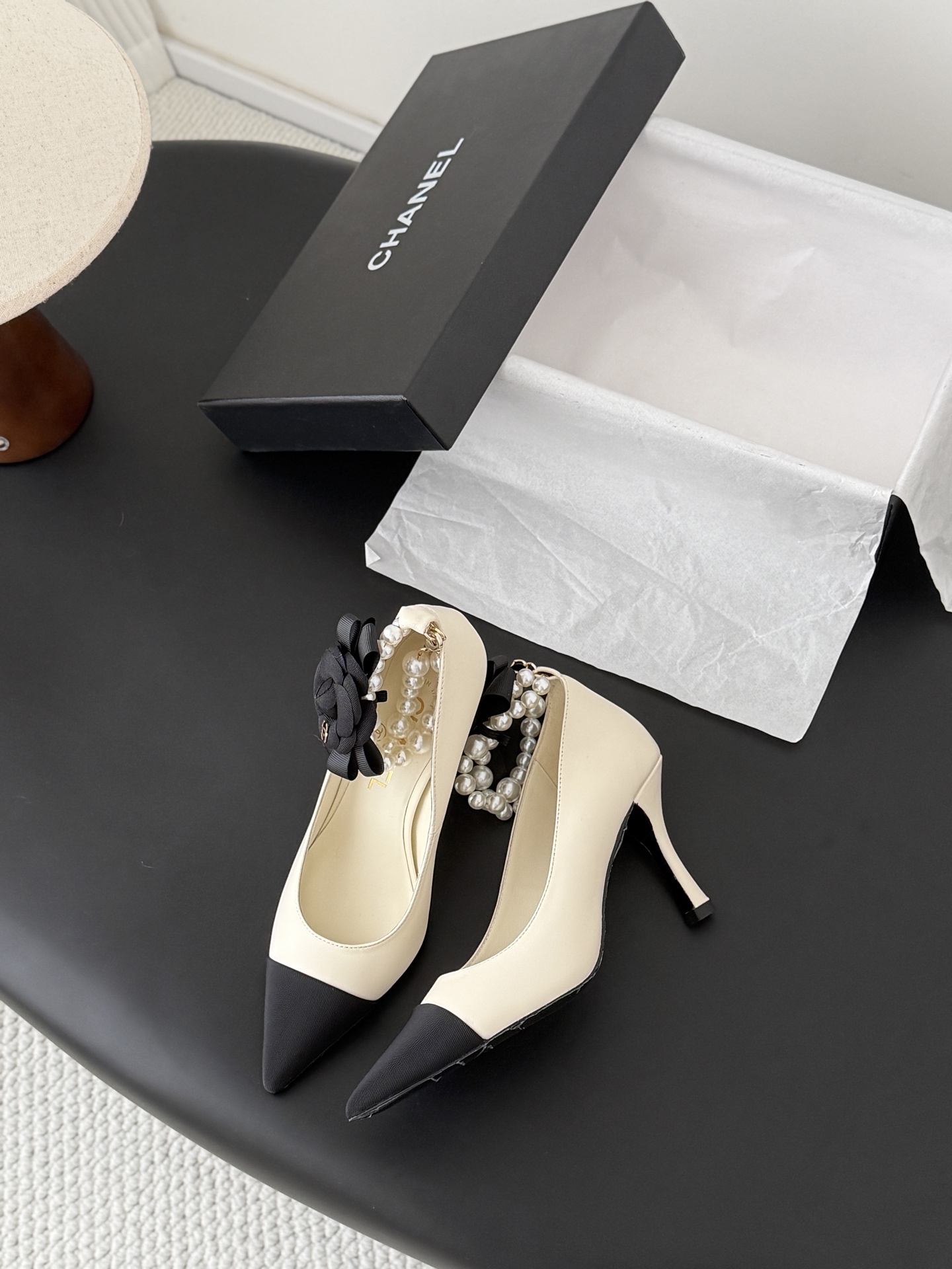 Chan 26ss stilettos mary janes