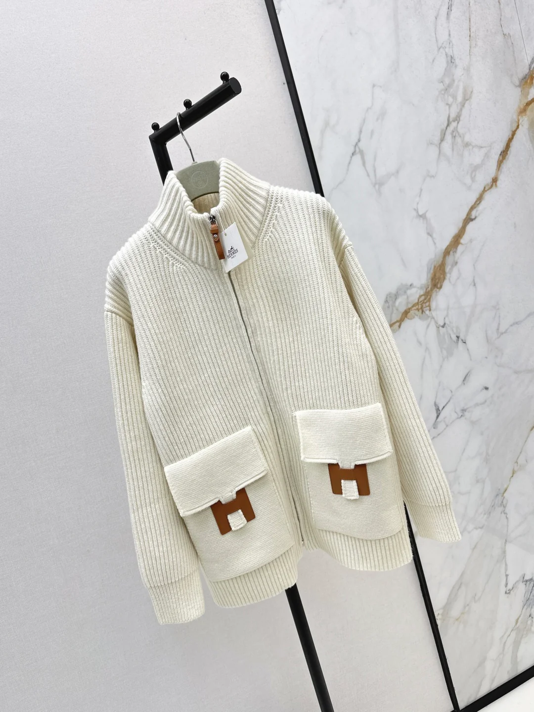 Herm 25fw knitted jacket