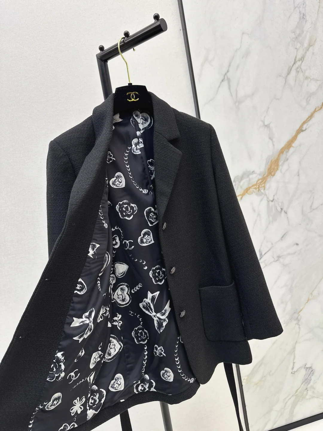 Chan 25fw tweed woven jacket