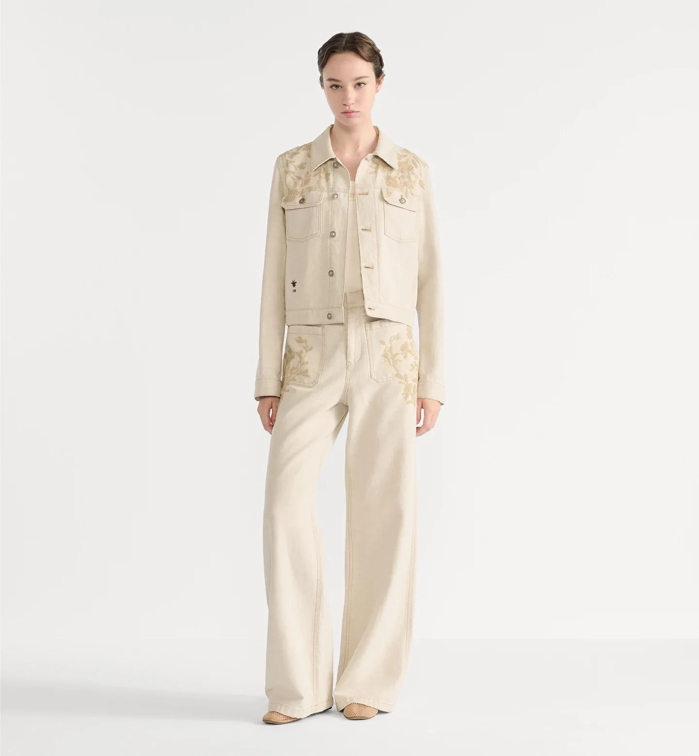 CD 26ss embroidery pants