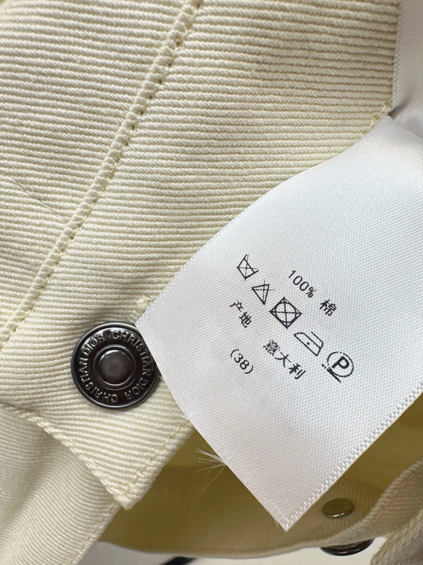 CD 26ss print denim jacket