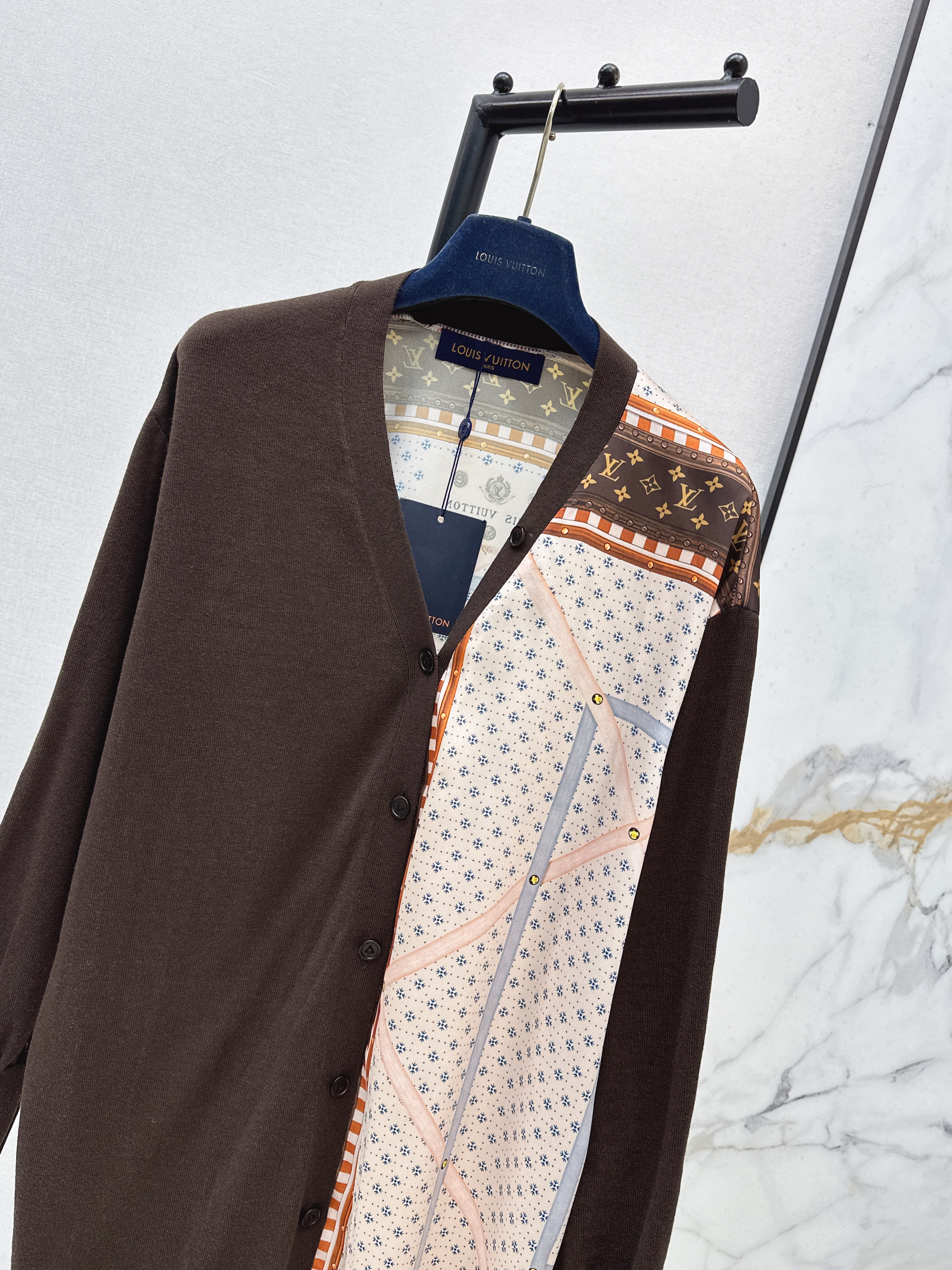 Loui 26ss print contract knitwear
