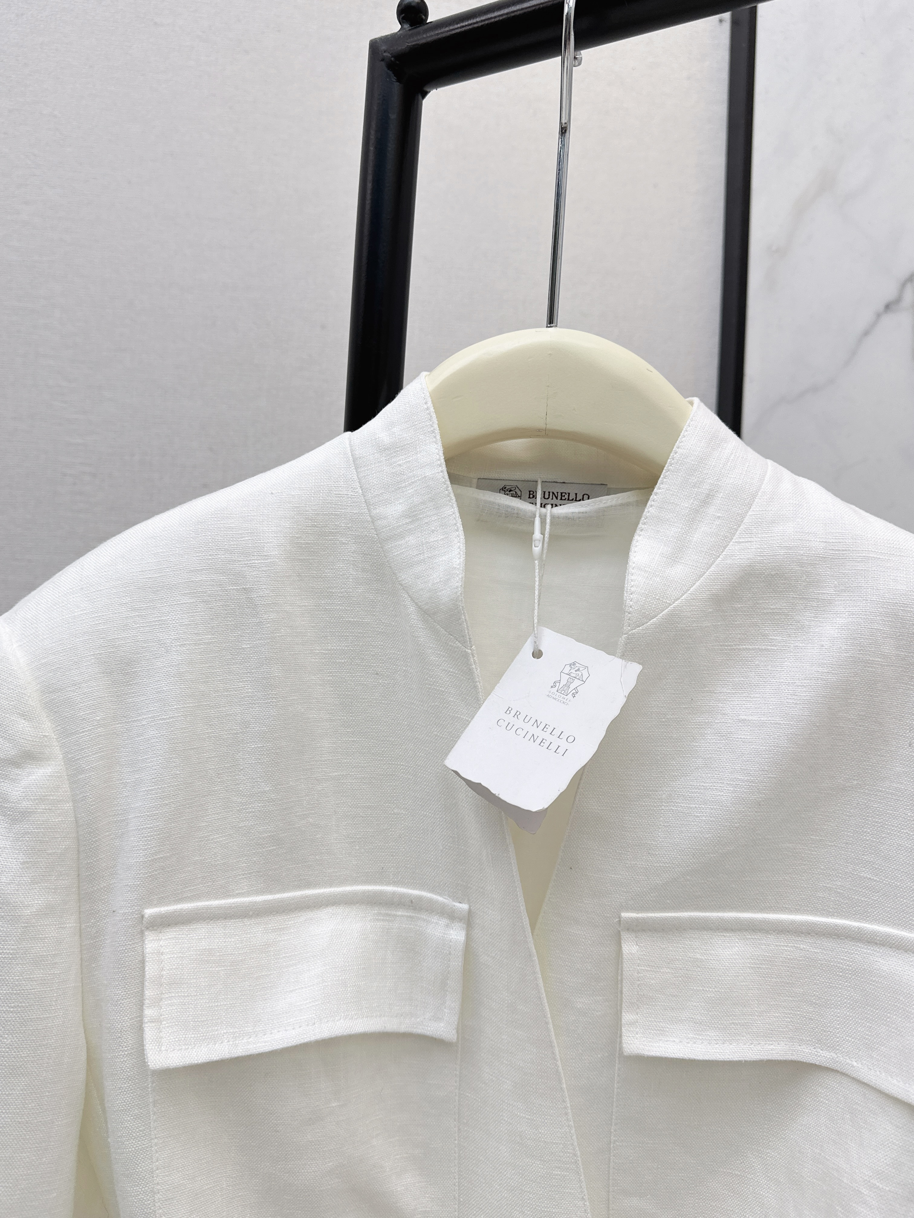 Brun 26ss linen blazer