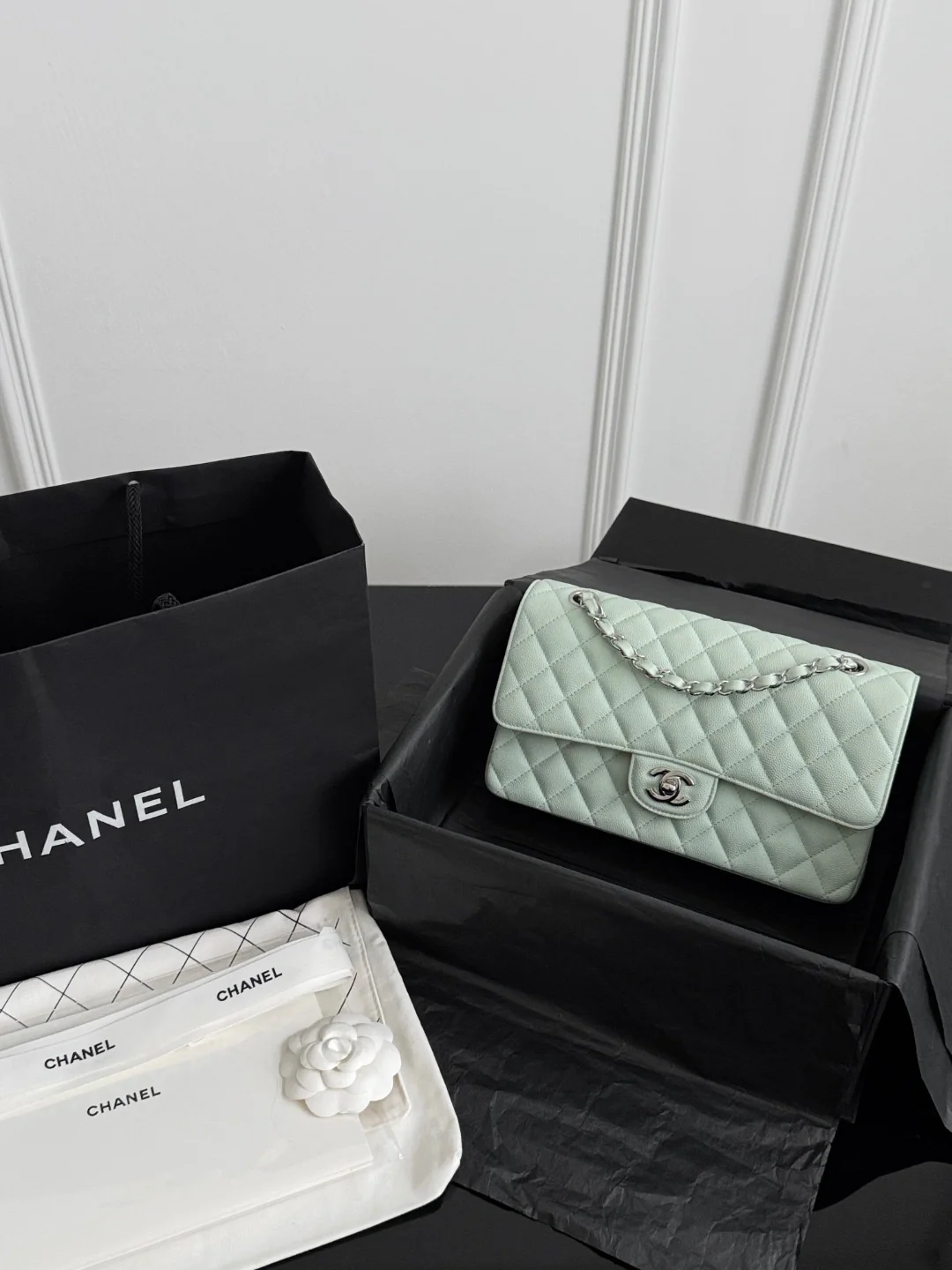 Chan cf25 chain shoulder bag