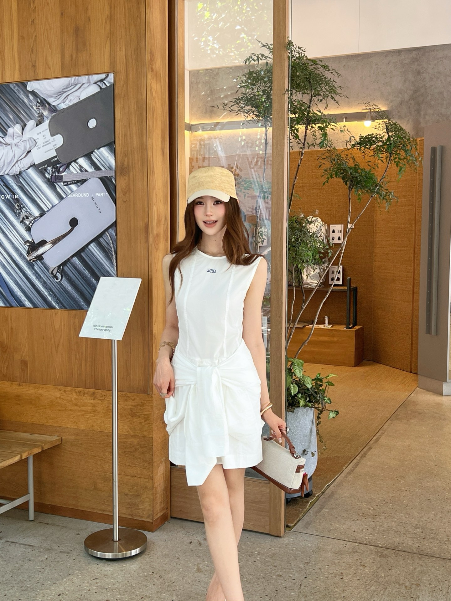 Loe 26ss 2in1 shirt dress