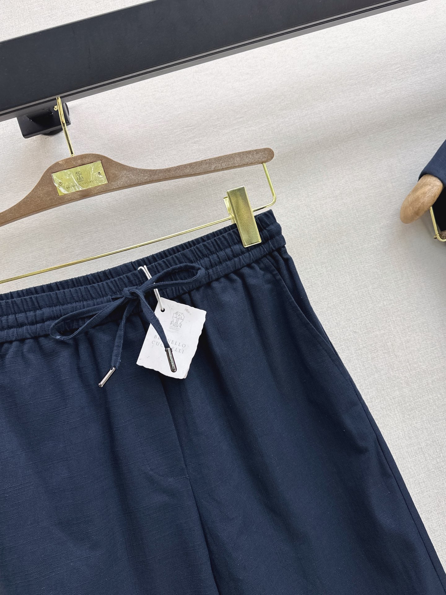 Brun 26ss linen cropped pants