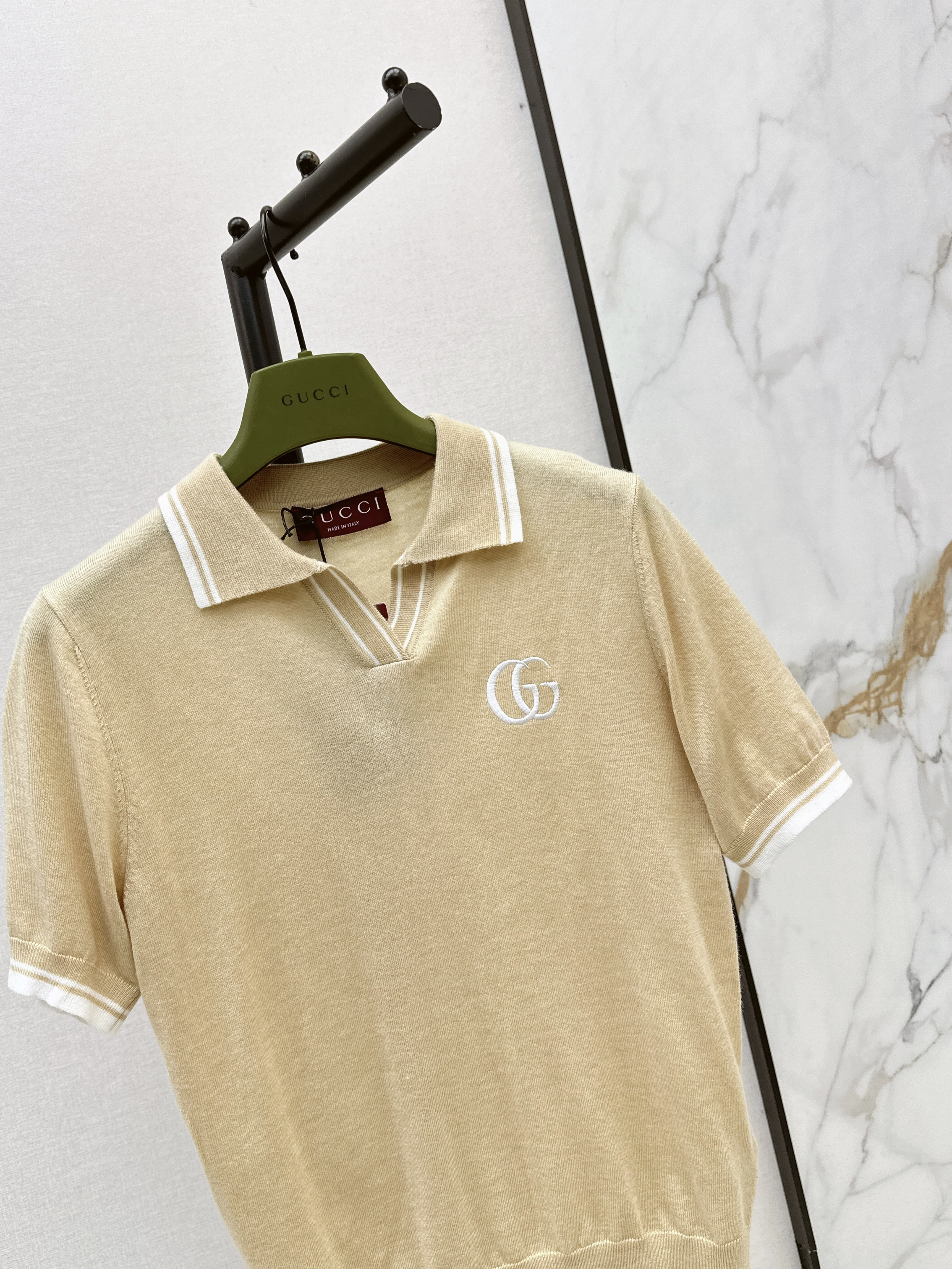 Guc 26ss embroidery knitwear