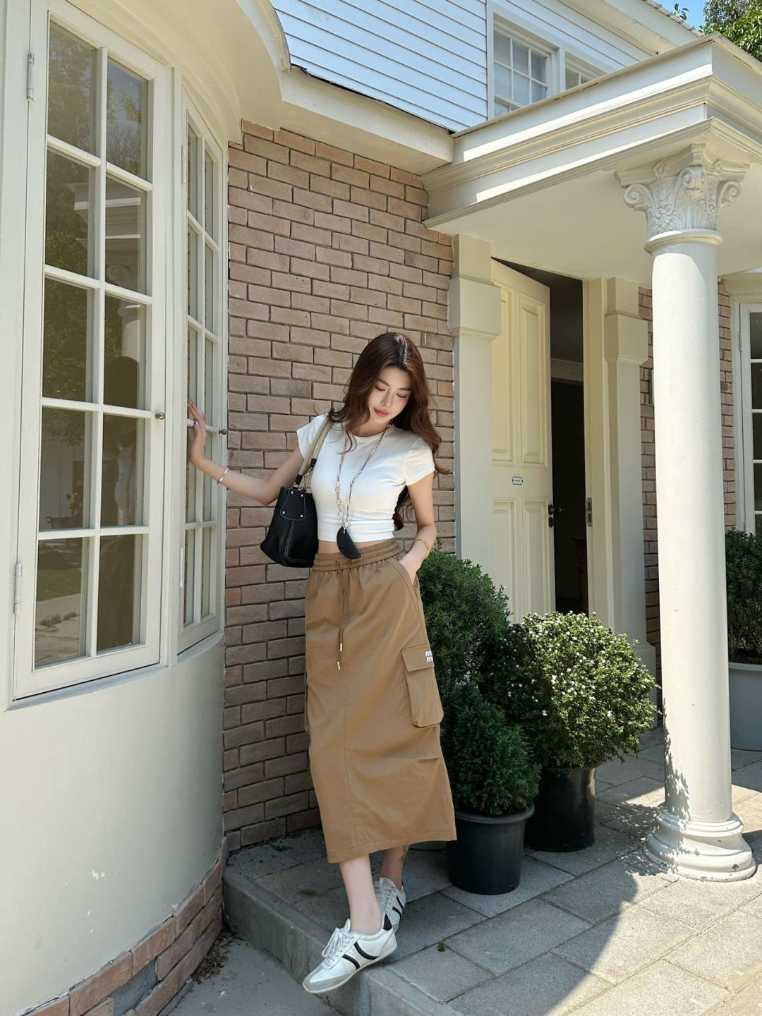 Miu 26ss cargo skirt