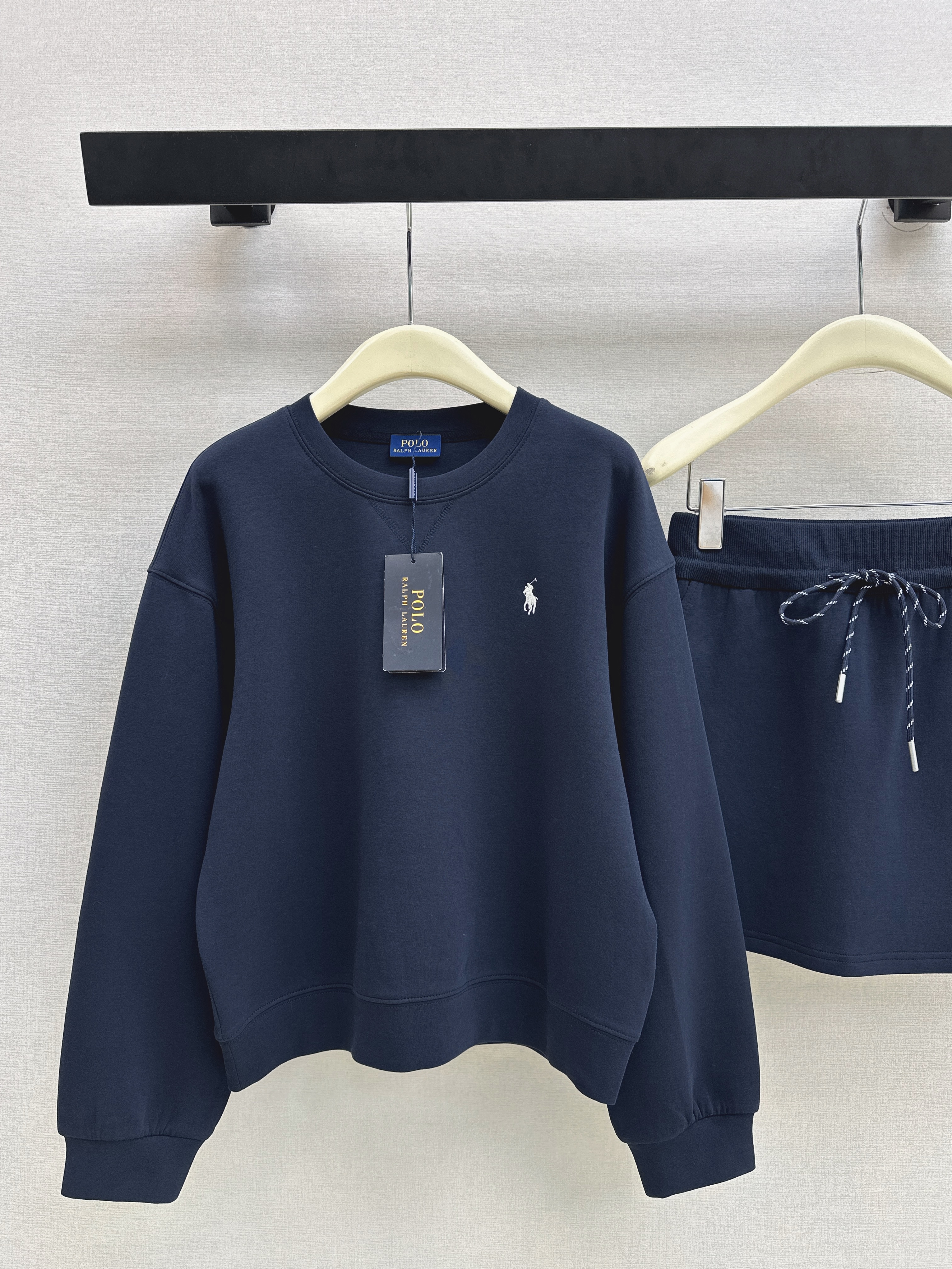 Ralp 26ss casual sweatshirts skirts sets