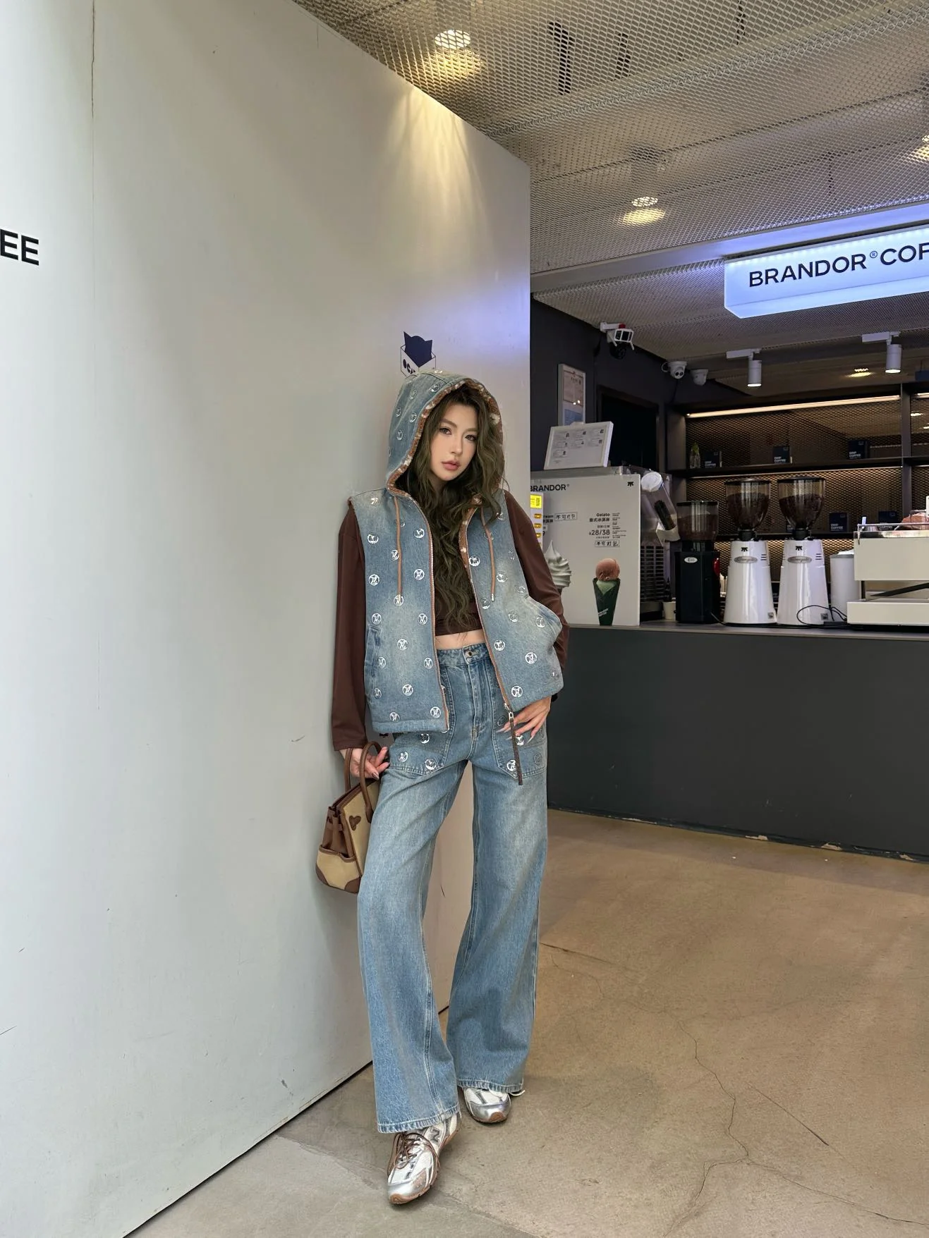 Louis 25fw reversible denim vest