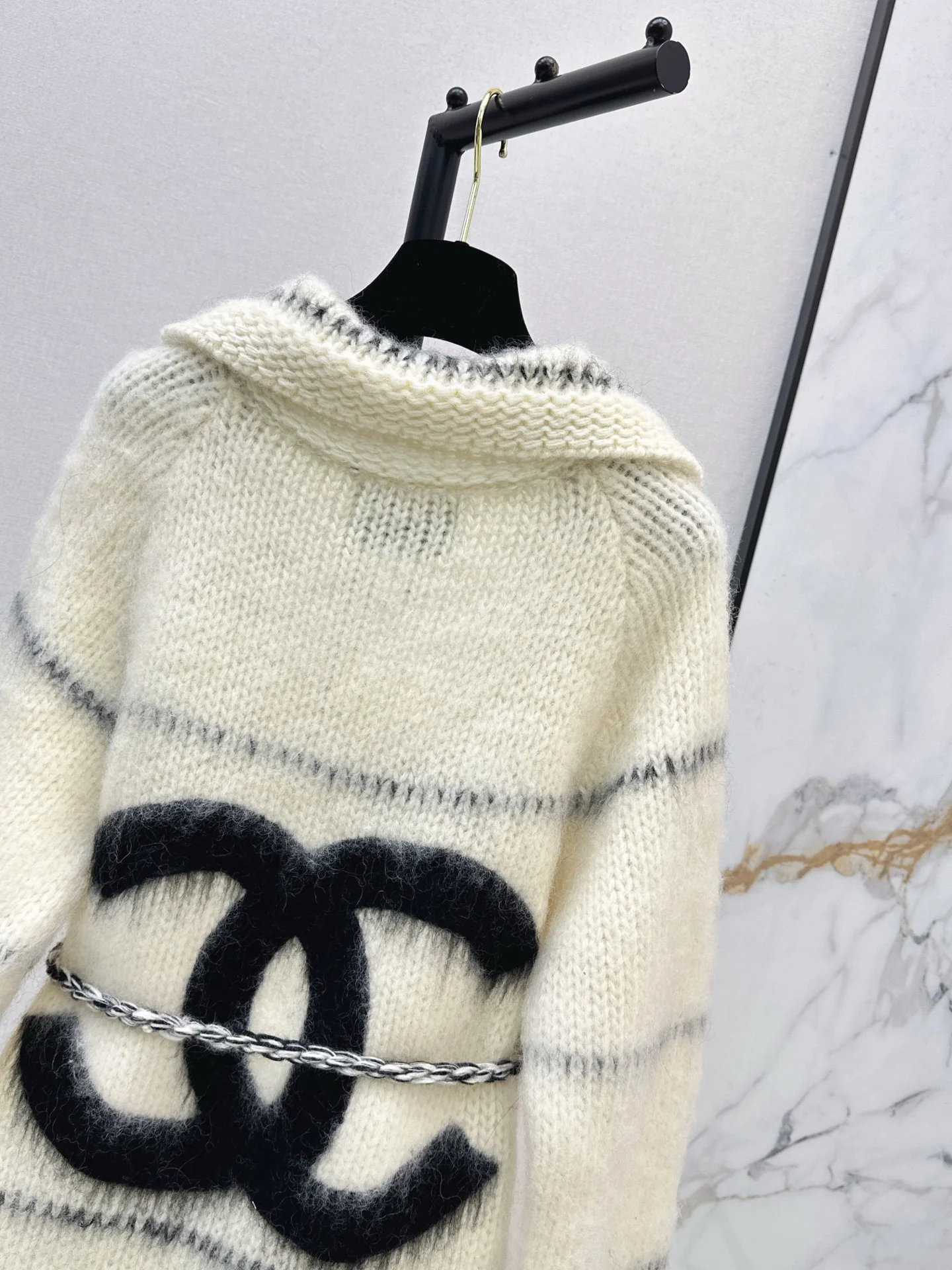 Chan 25fw belted cardigan