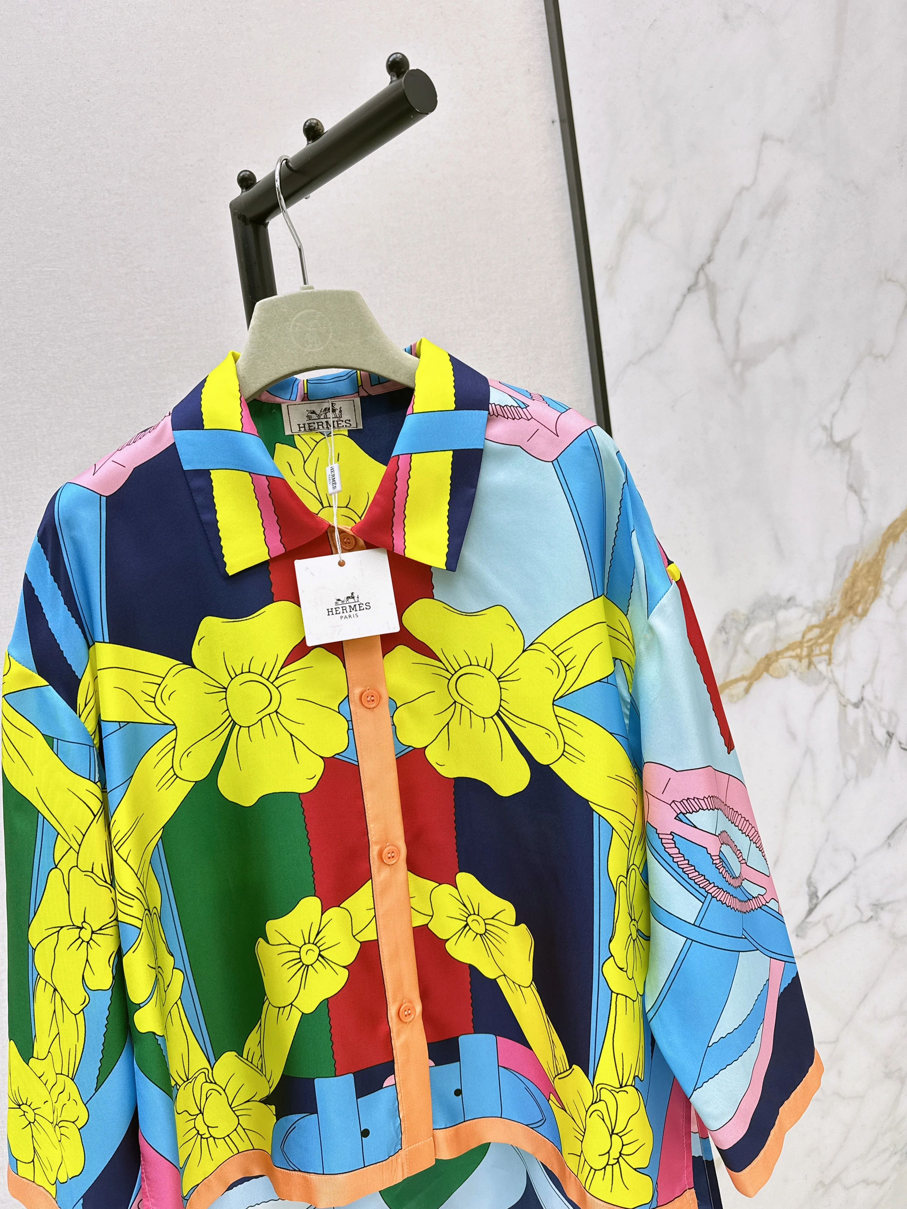 Herm 26ss floral print shirts