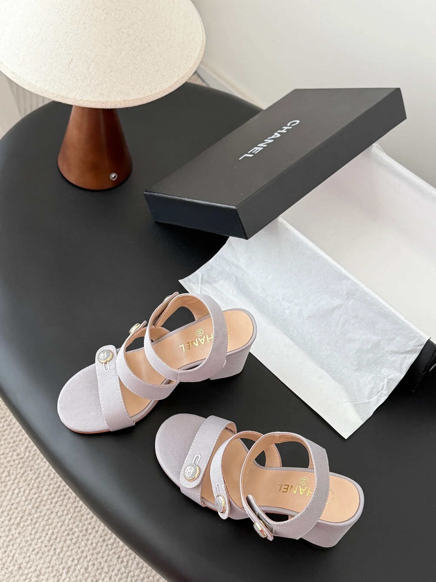 Chan high*heeled sandals