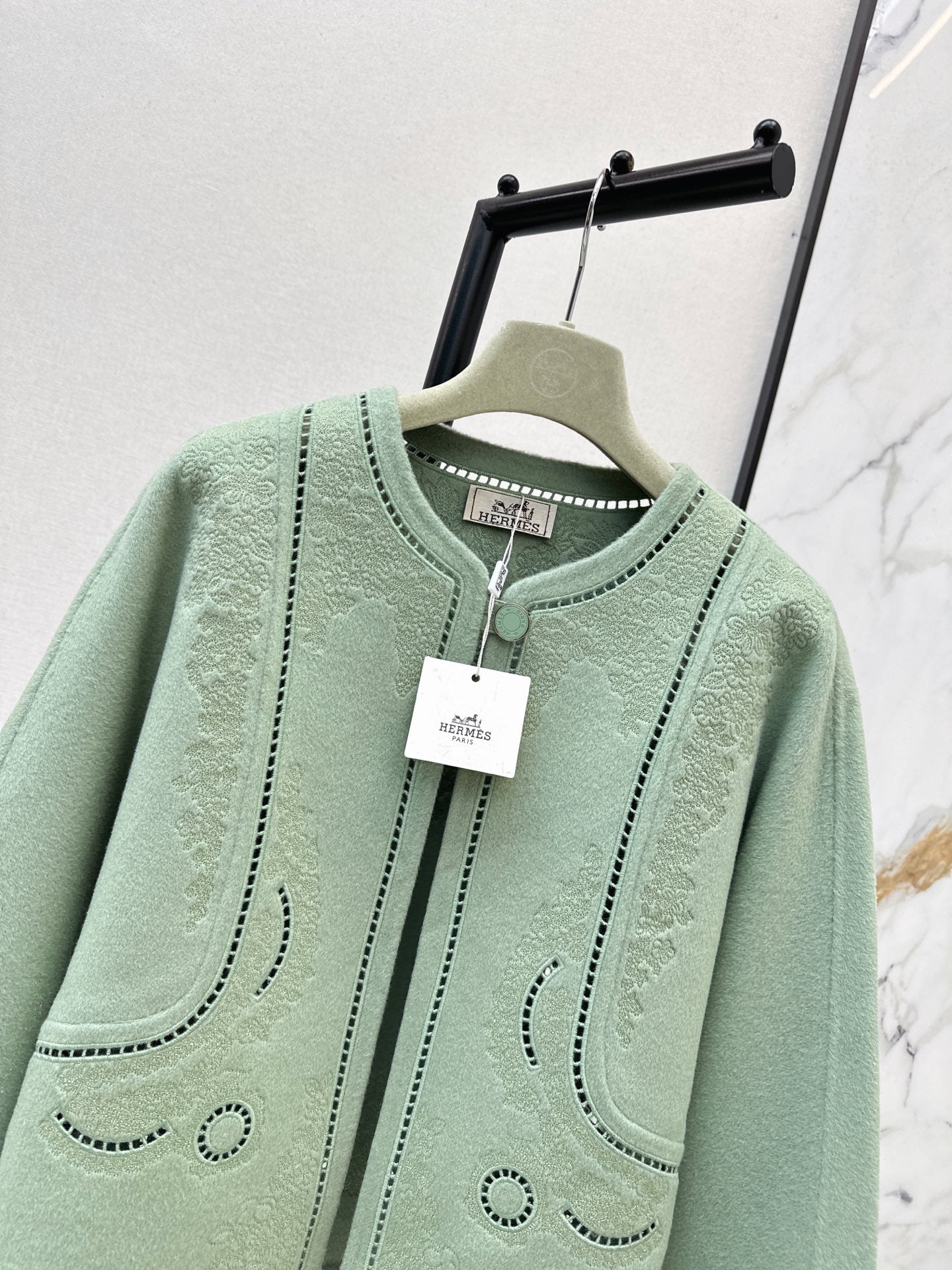 Herm 25fw embroidery jacket