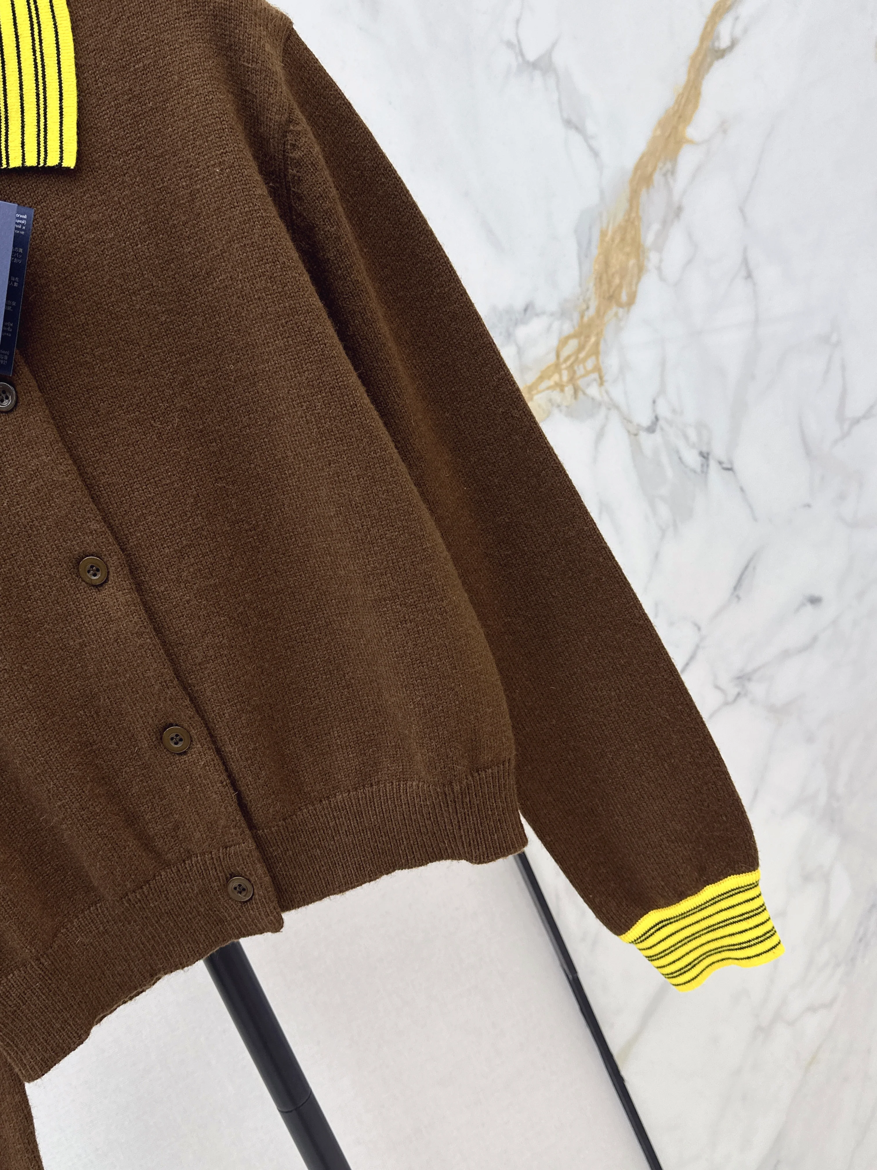 Prad 26ss knitted cardigan