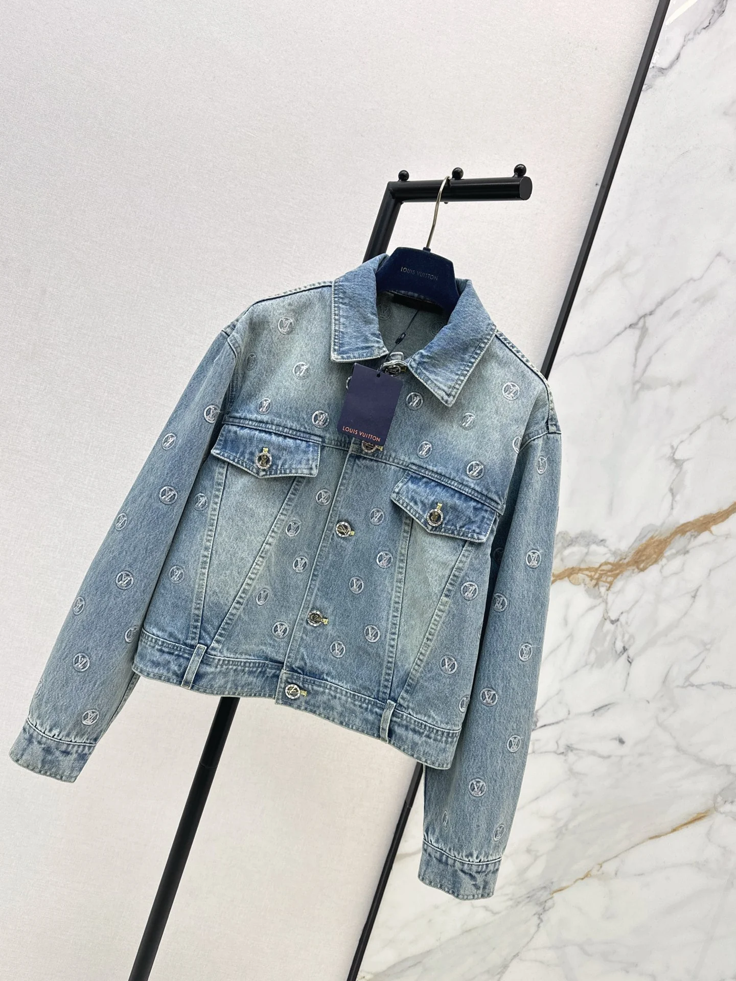 Louis 25fw embroidery denim jacket