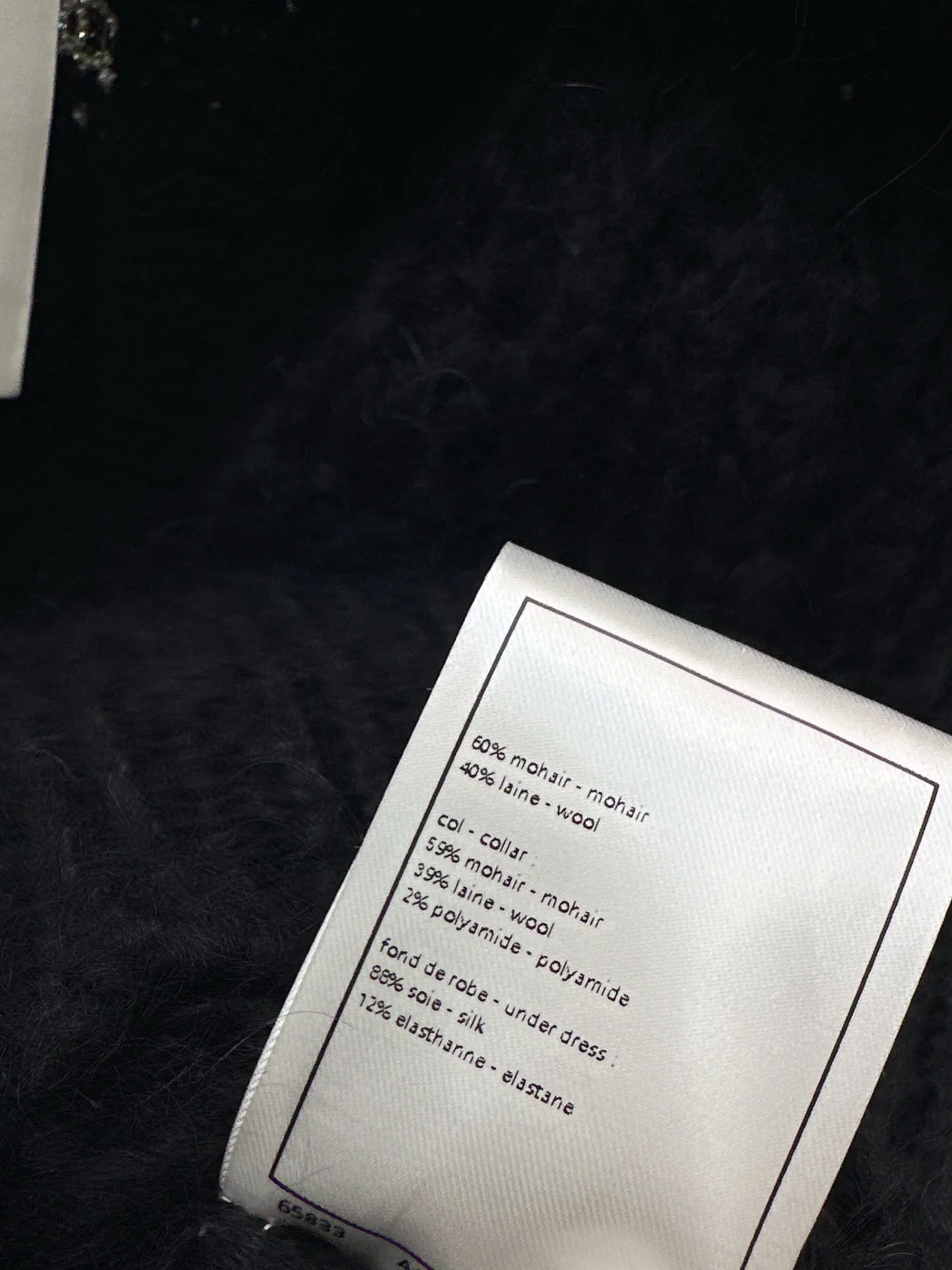 Chan 26ss knit bow dress