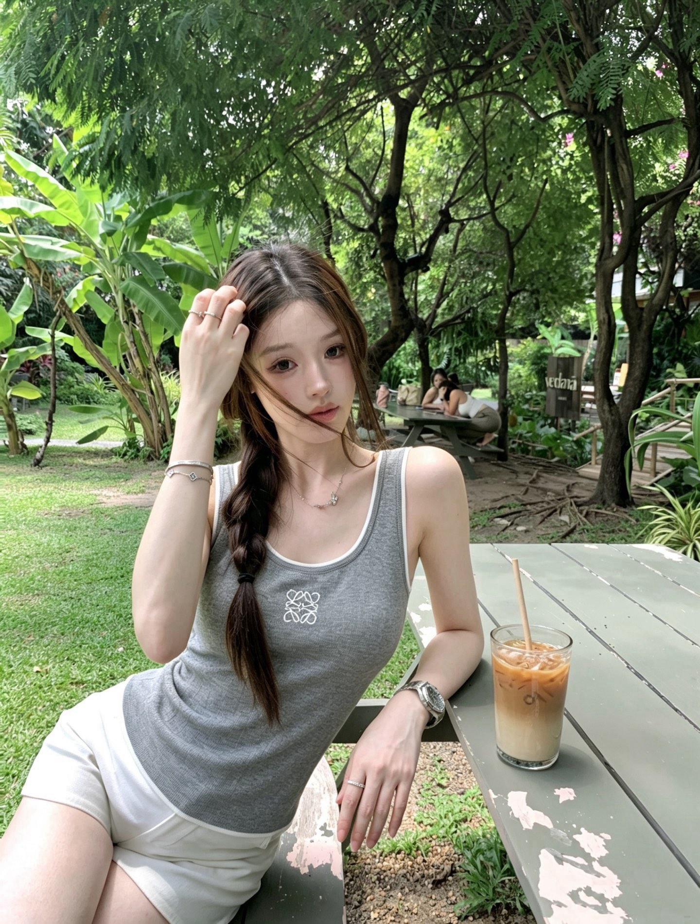 Loe 26ss knit vest